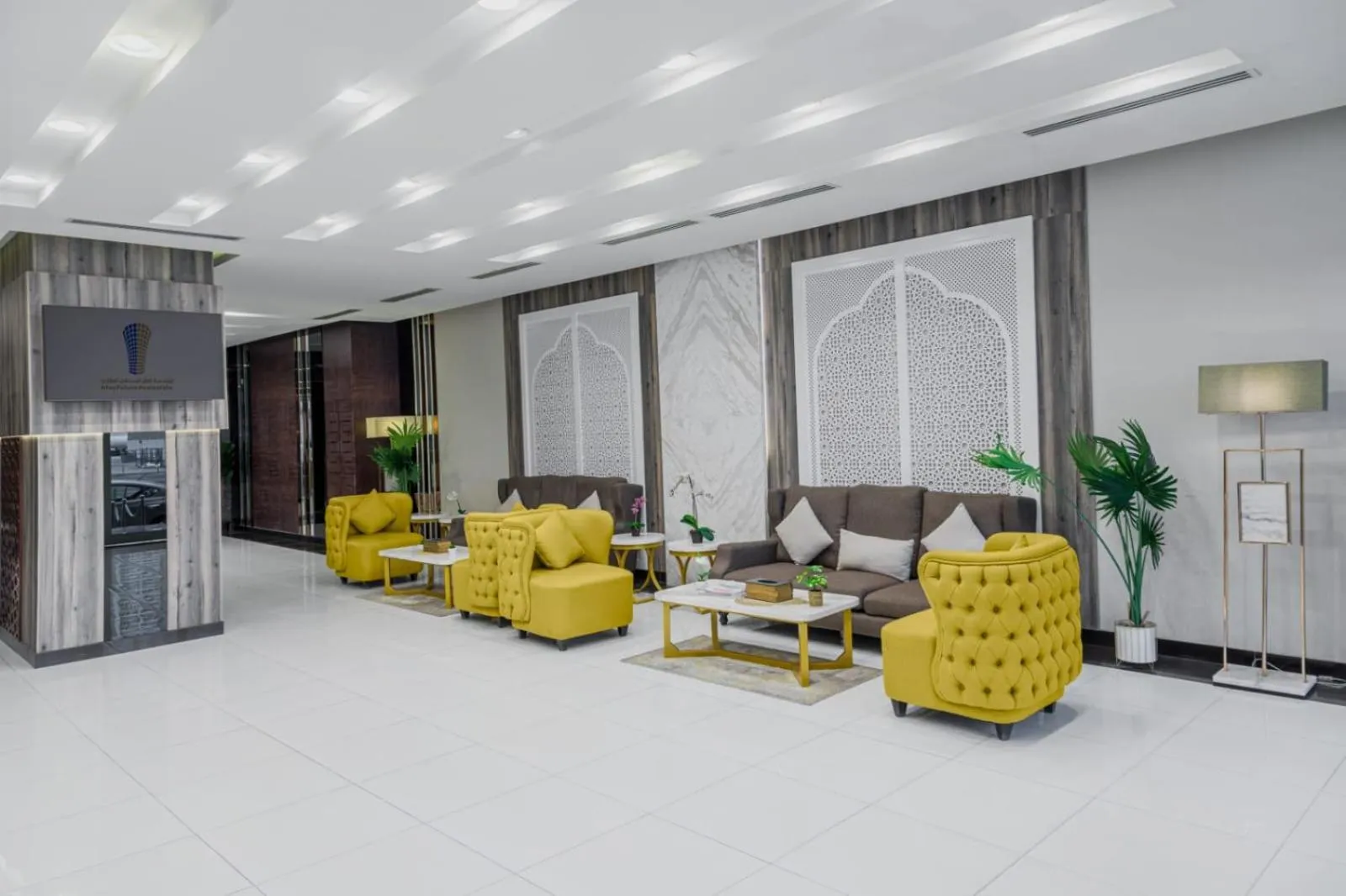 Seating area in Afaq Tower