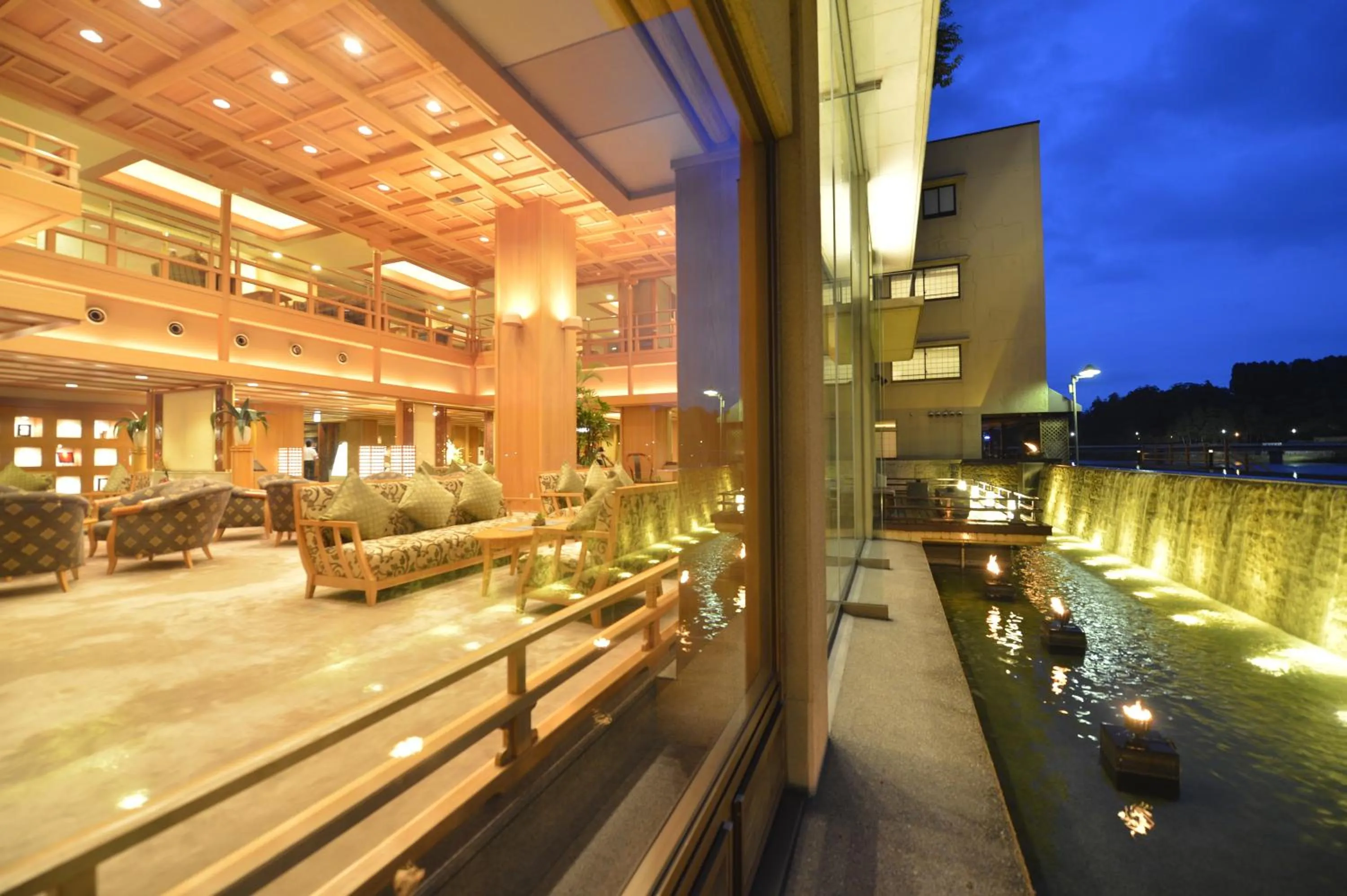 Lobby or reception in Ryokan Ayu no Sato