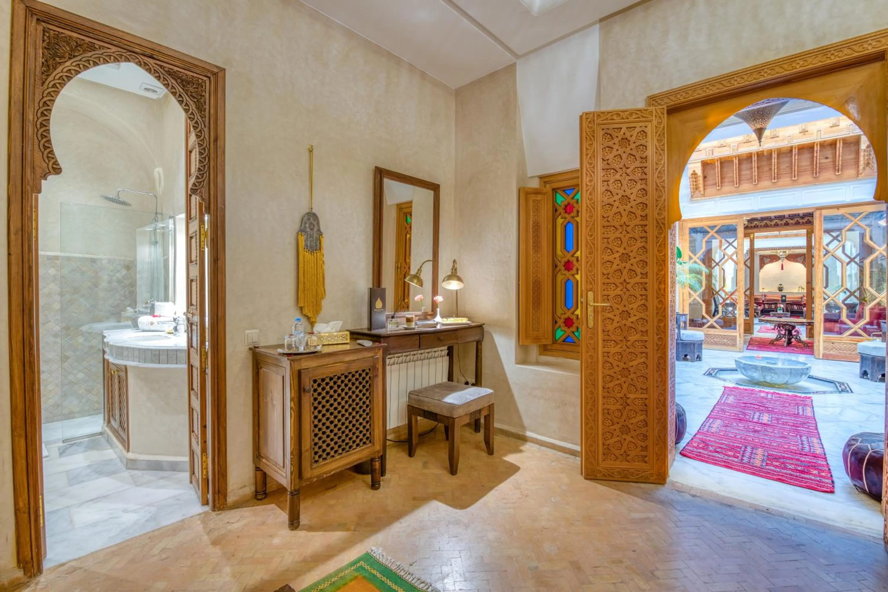 View (from property/room), Bed in Palais Tara & Spa