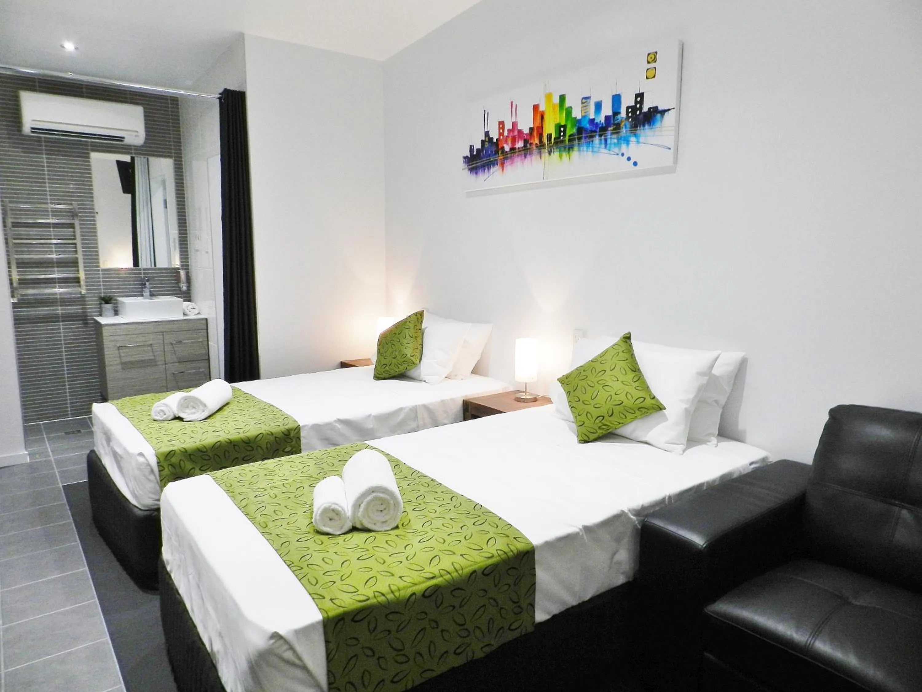 Bed in Copper City Motel