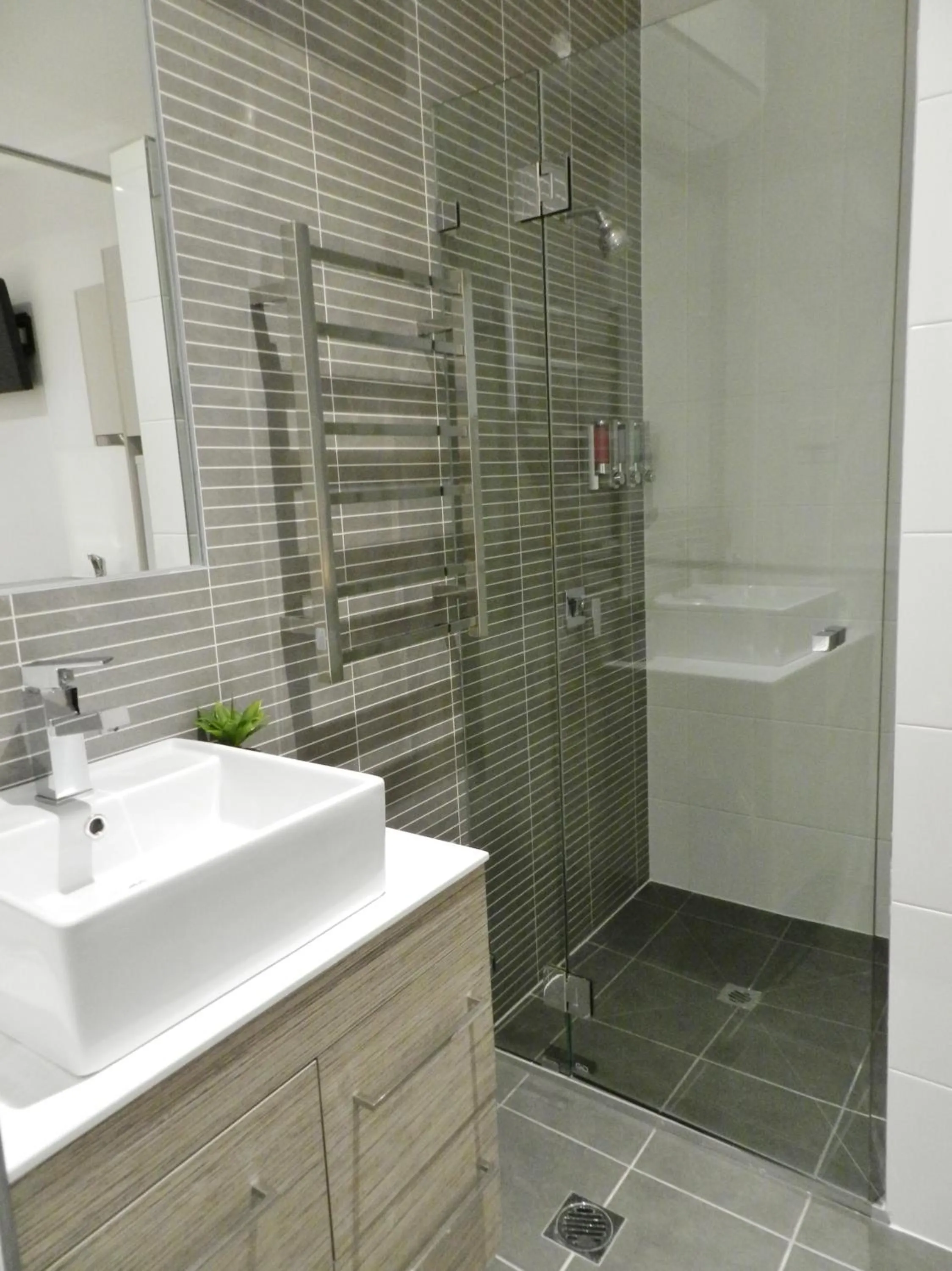 Bathroom in Copper City Motel