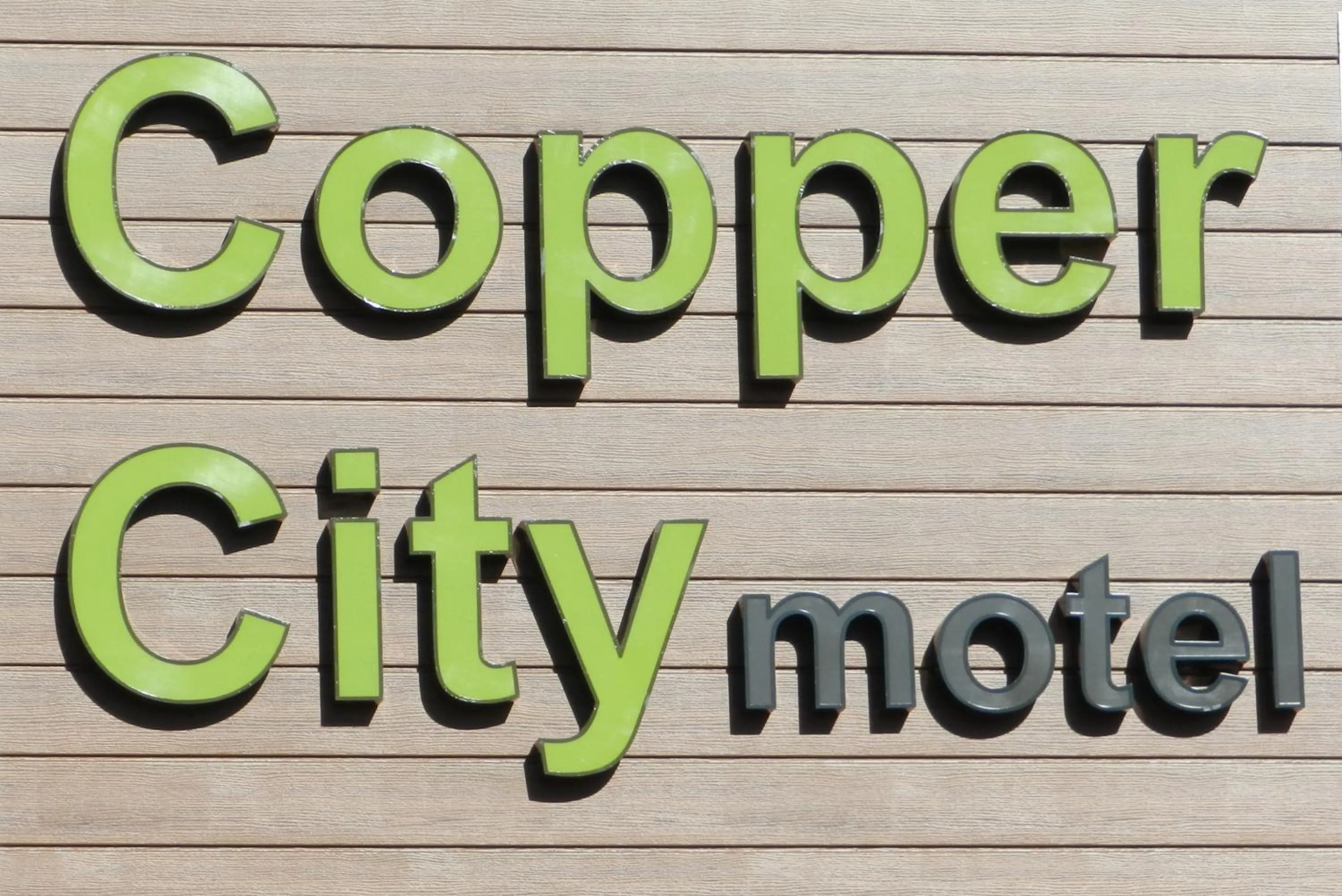 Facade/entrance in Copper City Motel