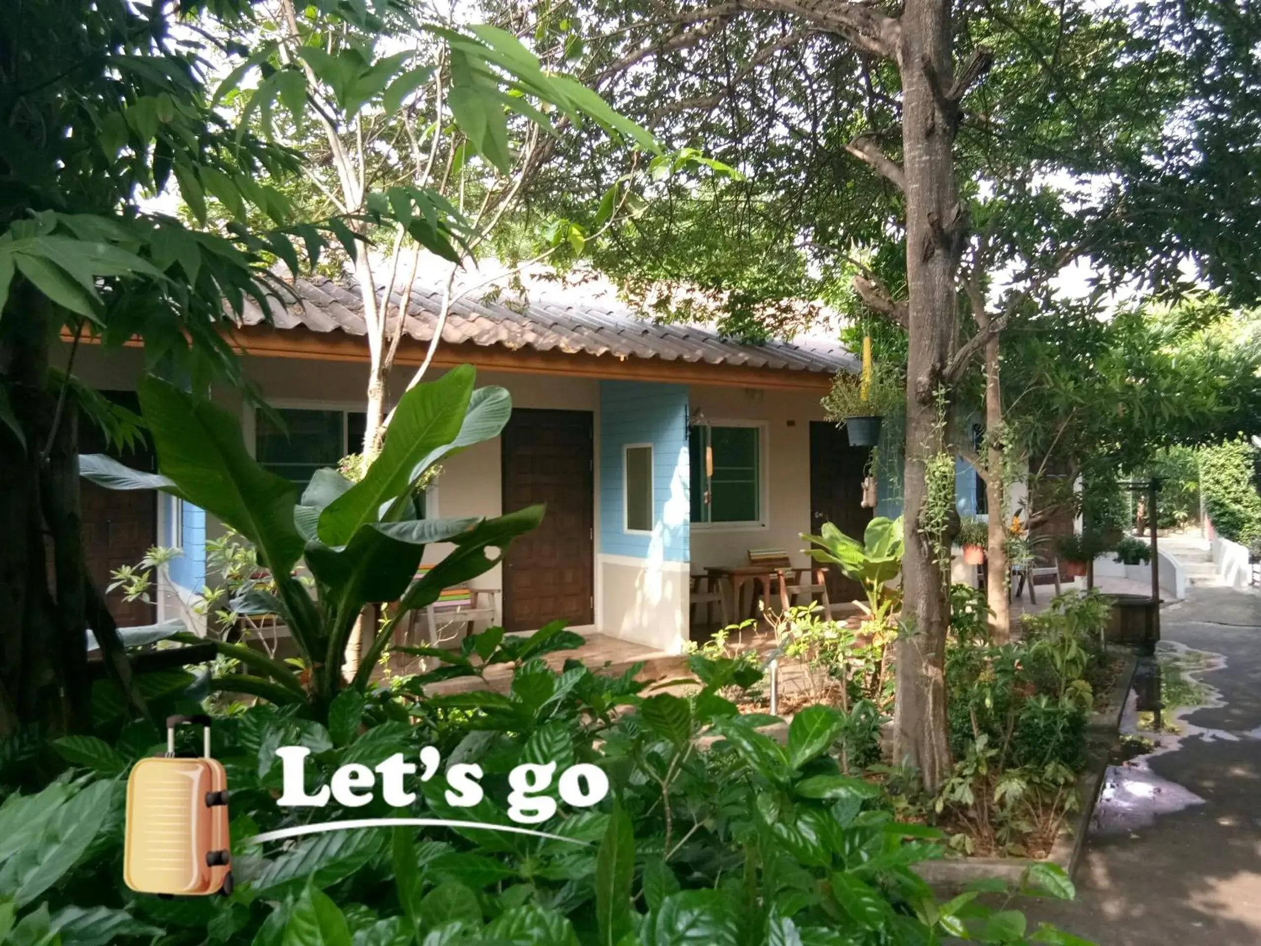 Garden view in Q Zone Boutique House Garden view in Q Zone Boutique House