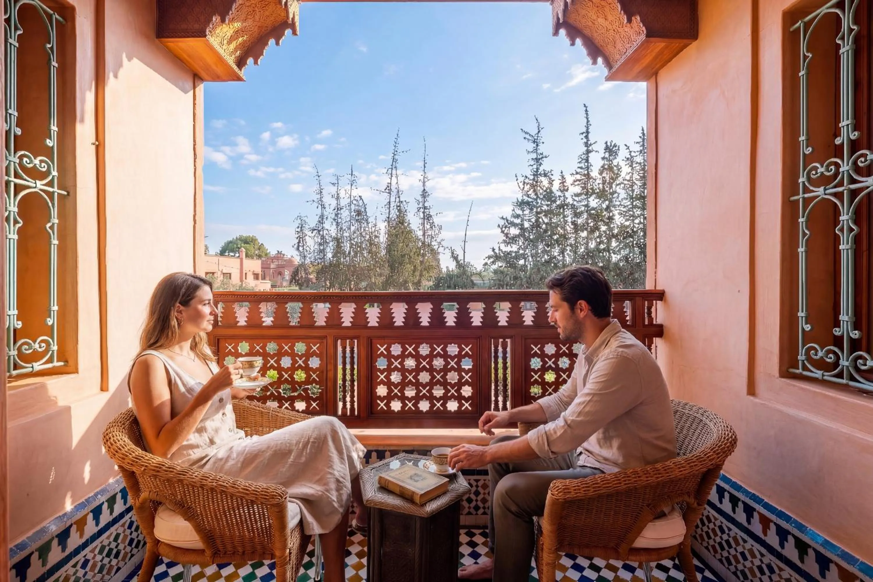 Patio in Taj Sofia & Spa Luxury Private Villa