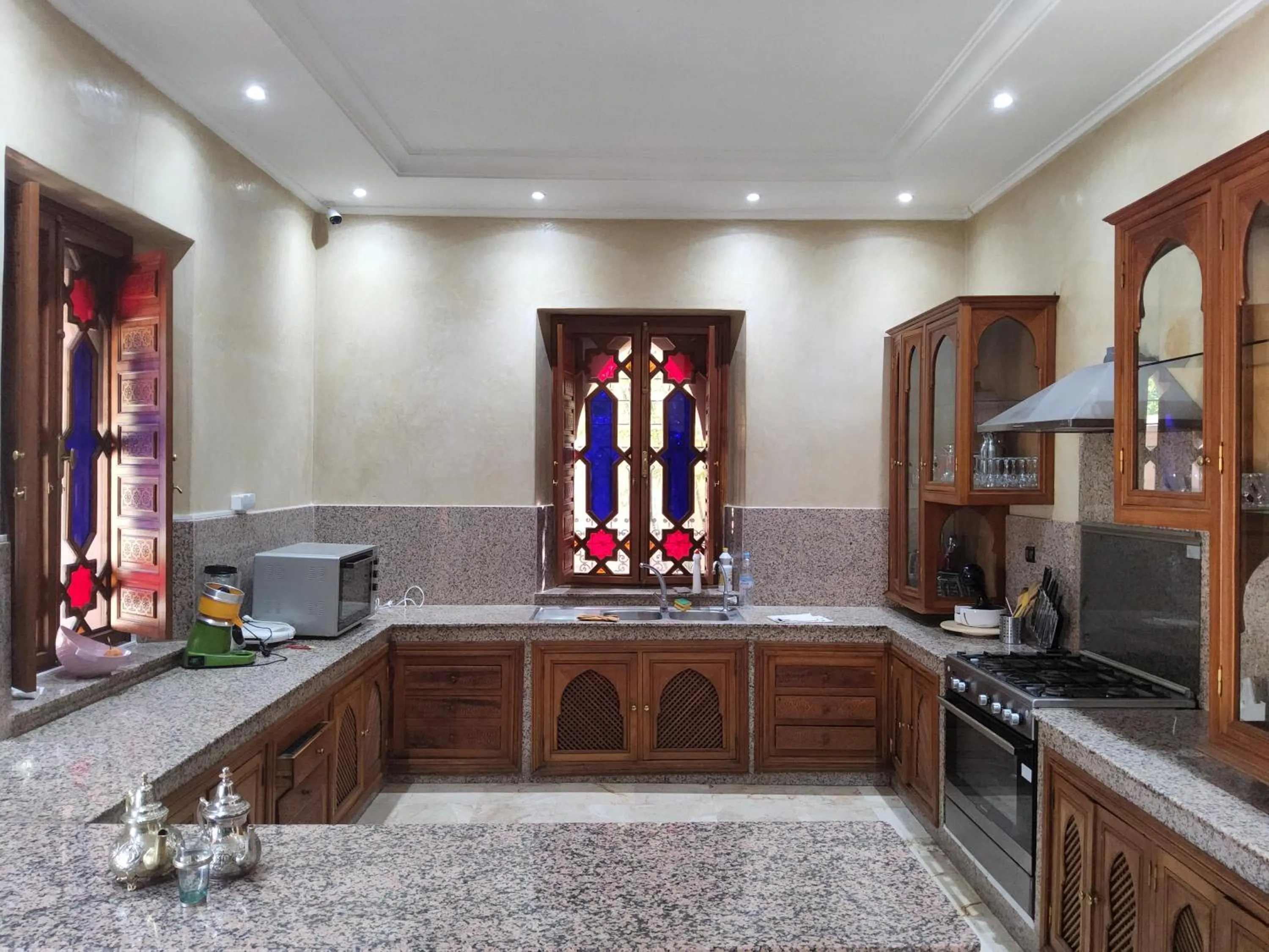 Kitchen or kitchenette in Taj Sofia & Spa Luxury Private Villa