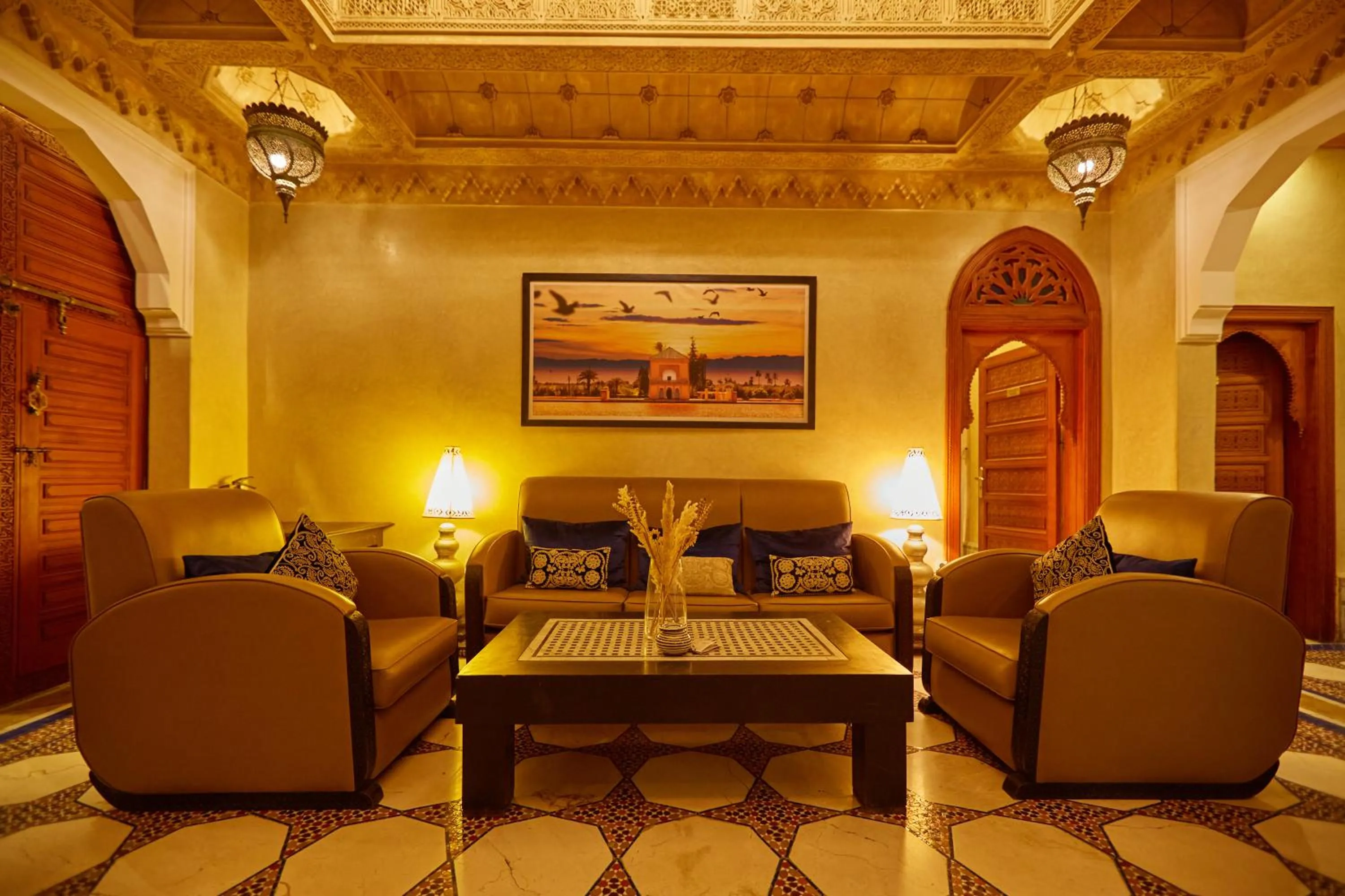 Living room in Taj Sofia & Spa Luxury Private Villa