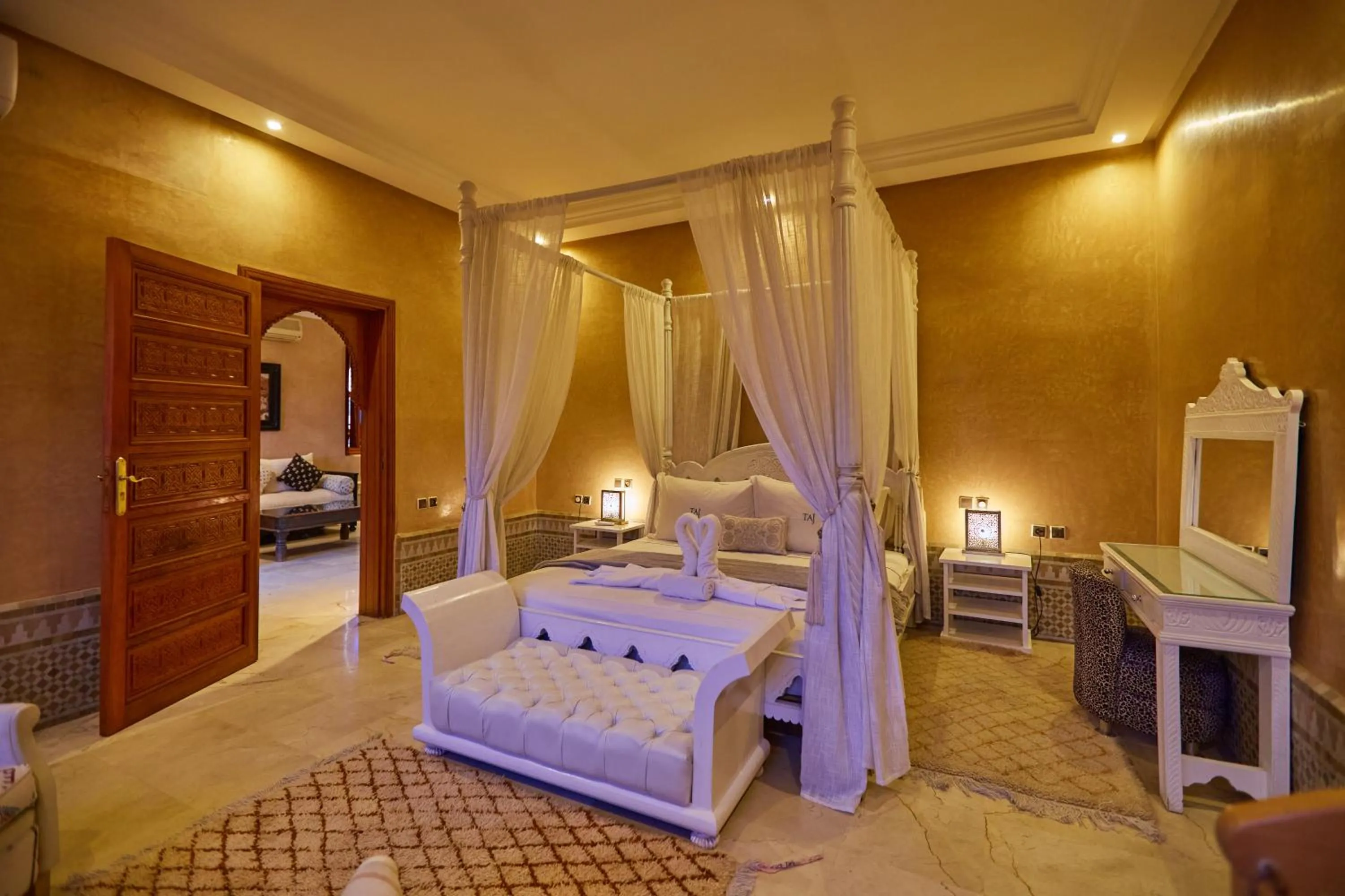 Bedroom, Bed in Taj Sofia & Spa Luxury Private Villa