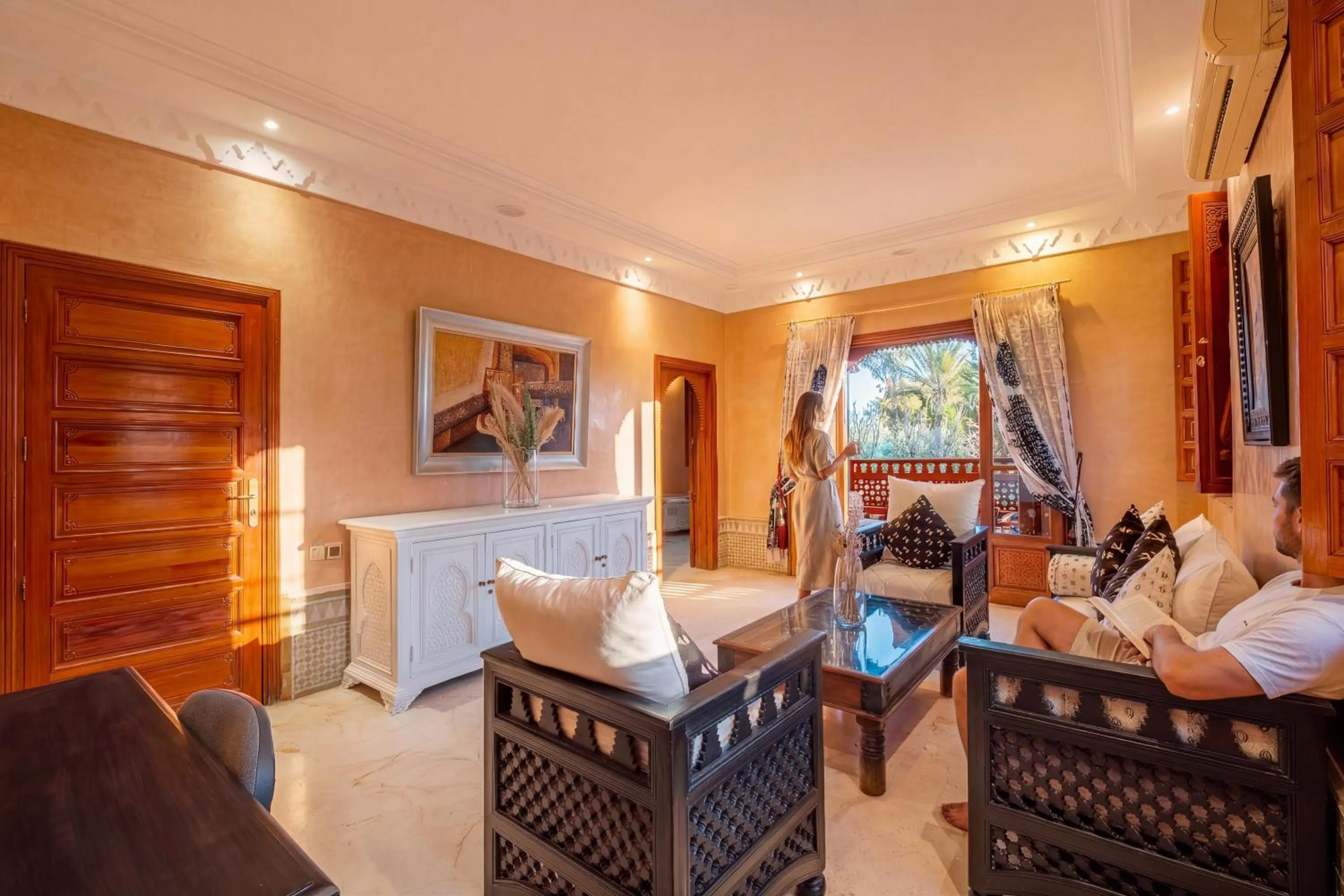 Living room in Taj Sofia & Spa Luxury Private Villa