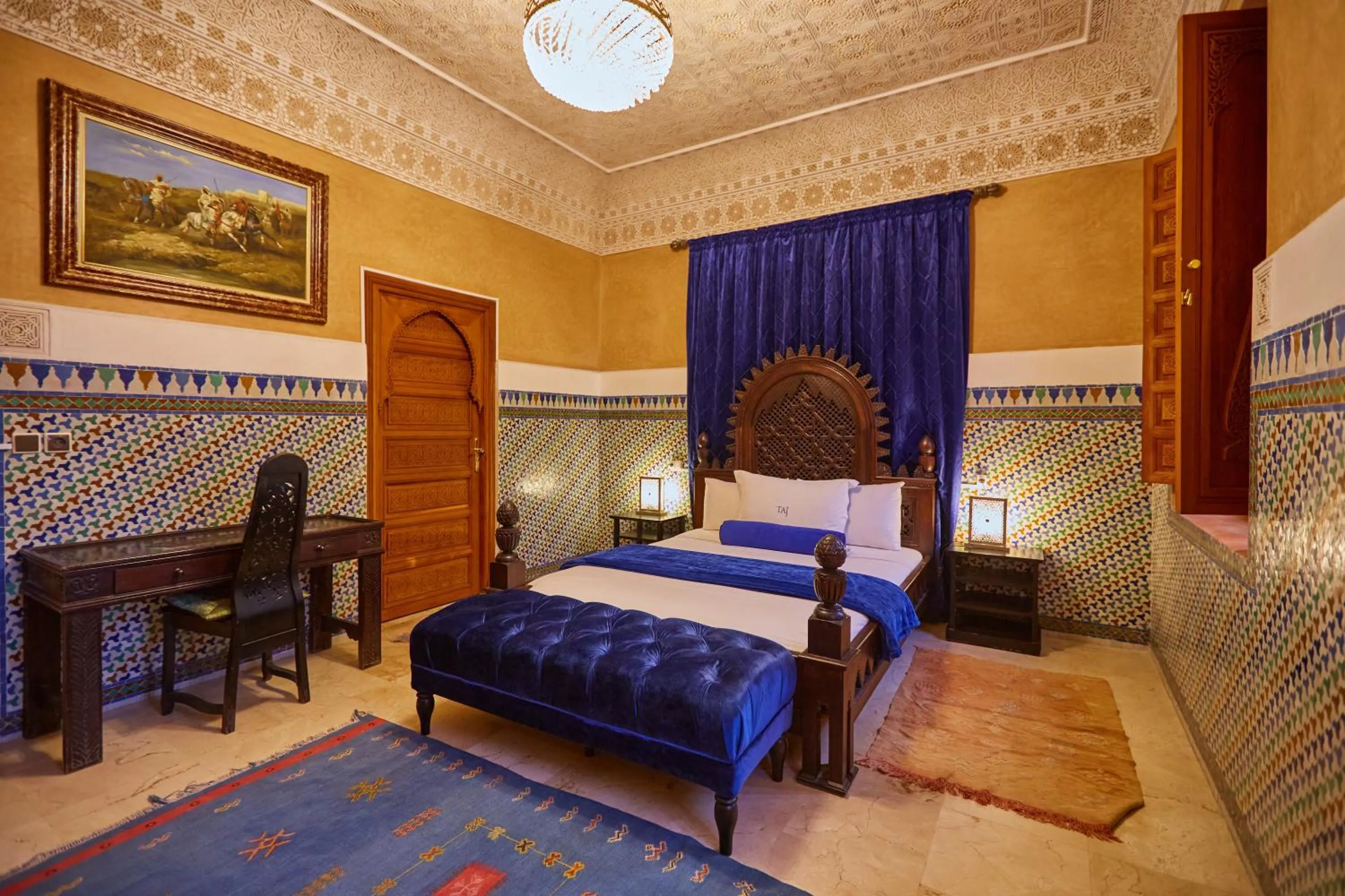 Bedroom, Bed in Taj Sofia & Spa Luxury Private Villa