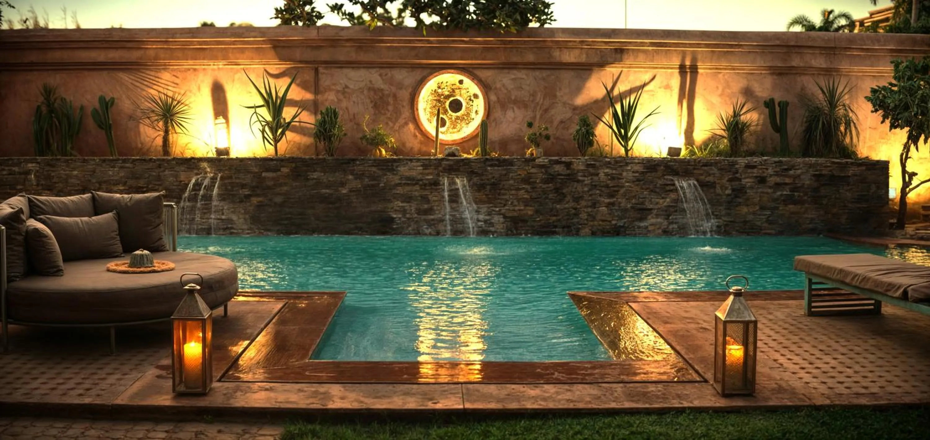 Patio in Taj Sofia & Spa Luxury Private Villa