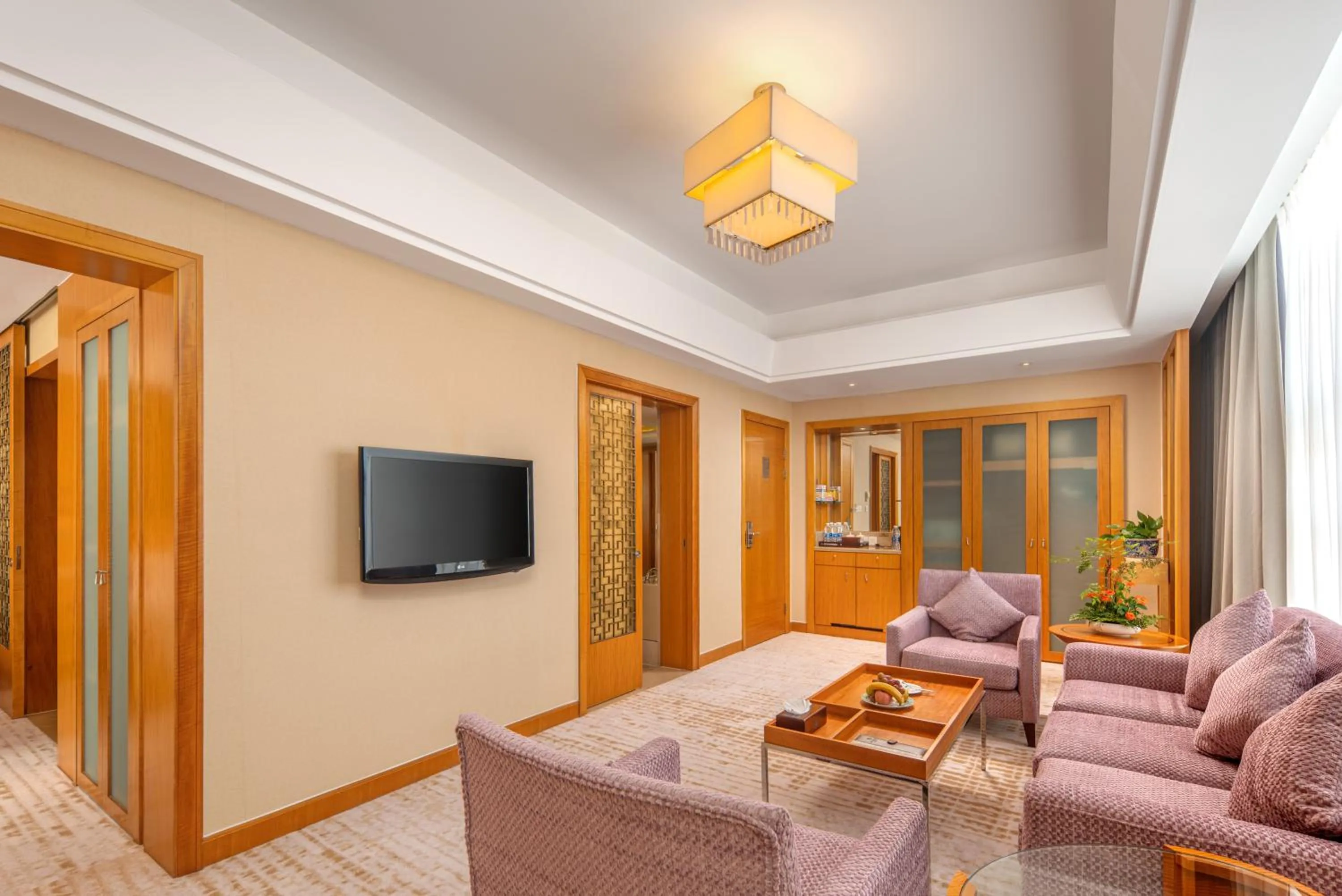 Living room in Plaza Hotel Yuyao