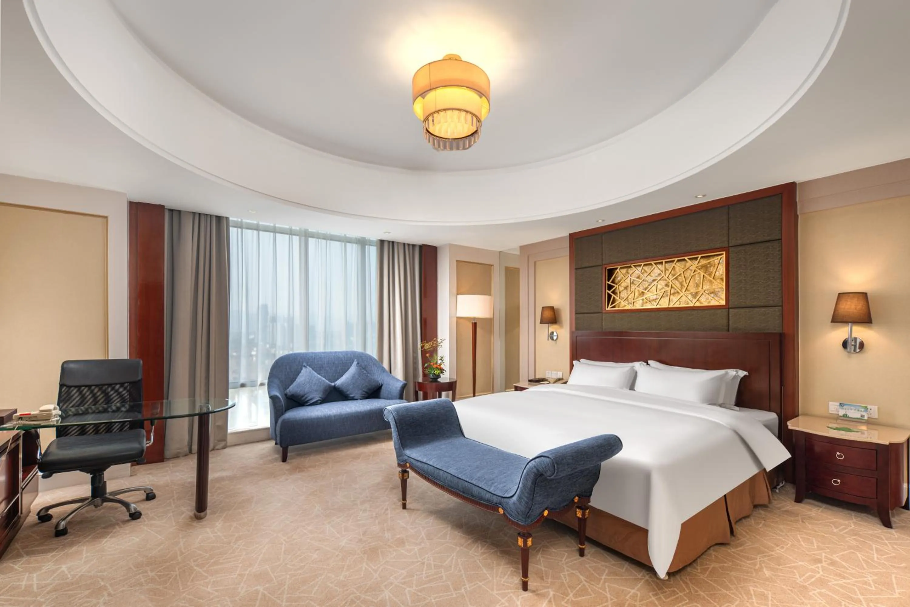 Bedroom, Bed in Plaza Hotel Yuyao