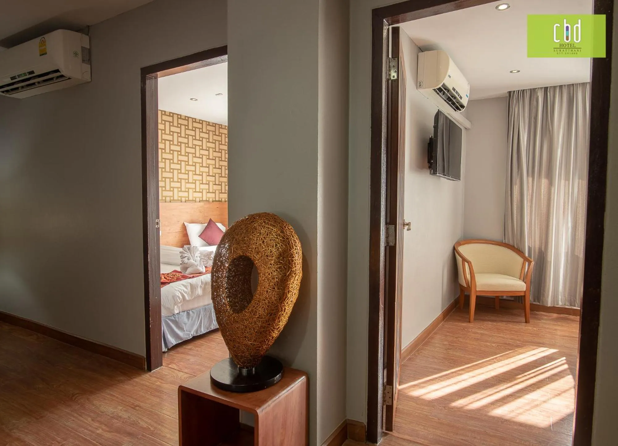 Bedroom, Bed in CBD Hotel Suratthani