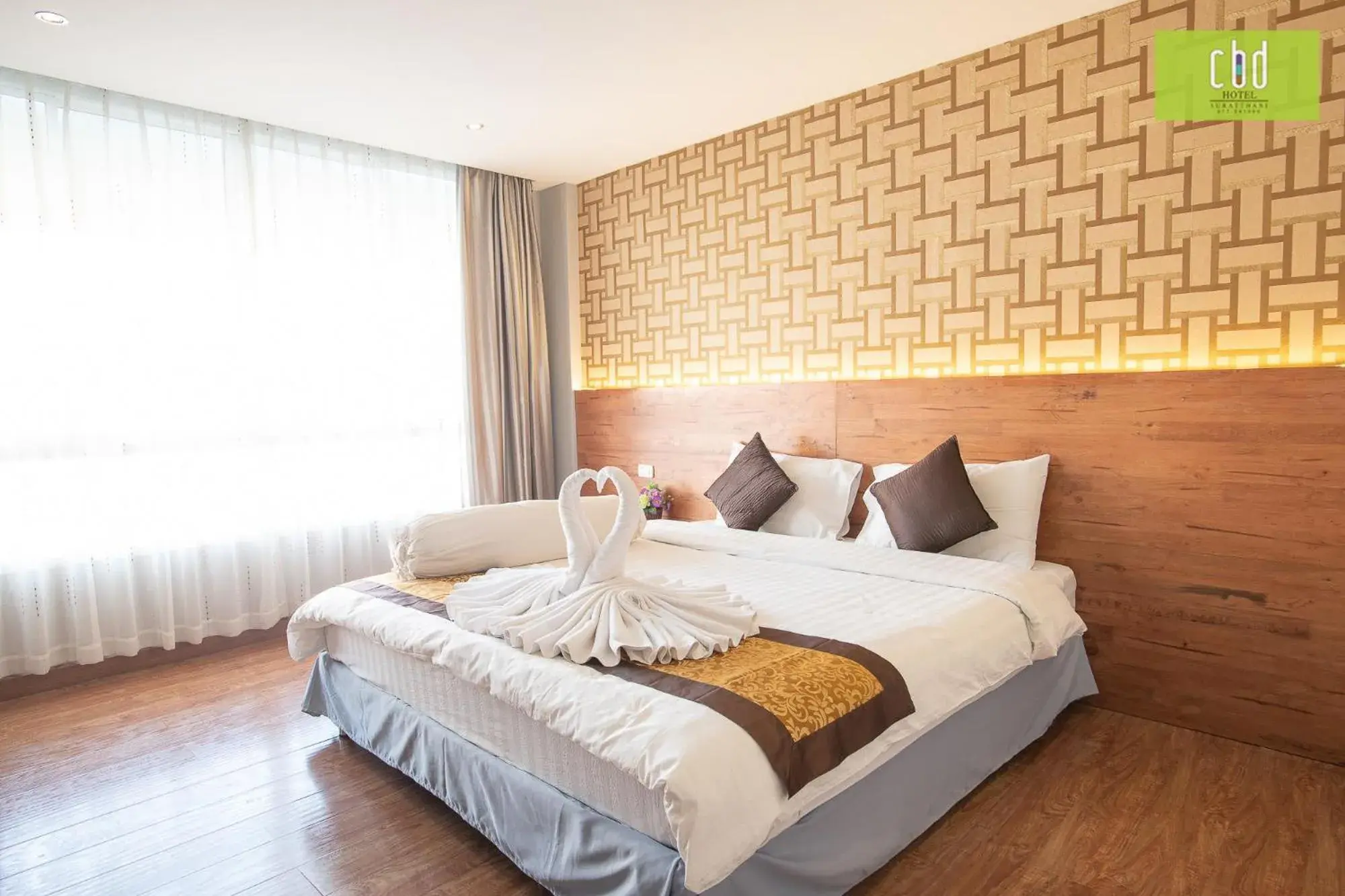 Bedroom, Bed in CBD Hotel Suratthani Bedroom, Bed in CBD Hotel Suratthani