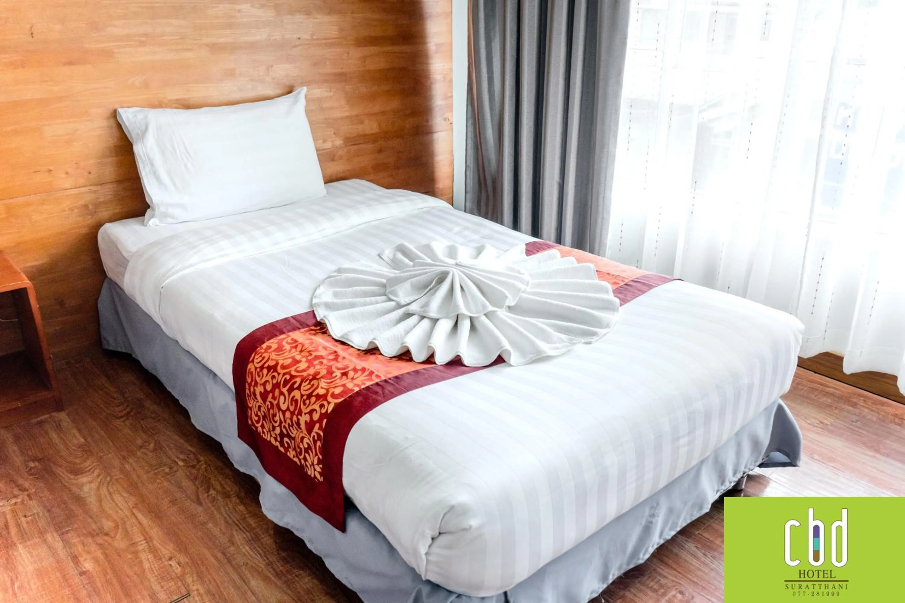 Bed in CBD Hotel Suratthani