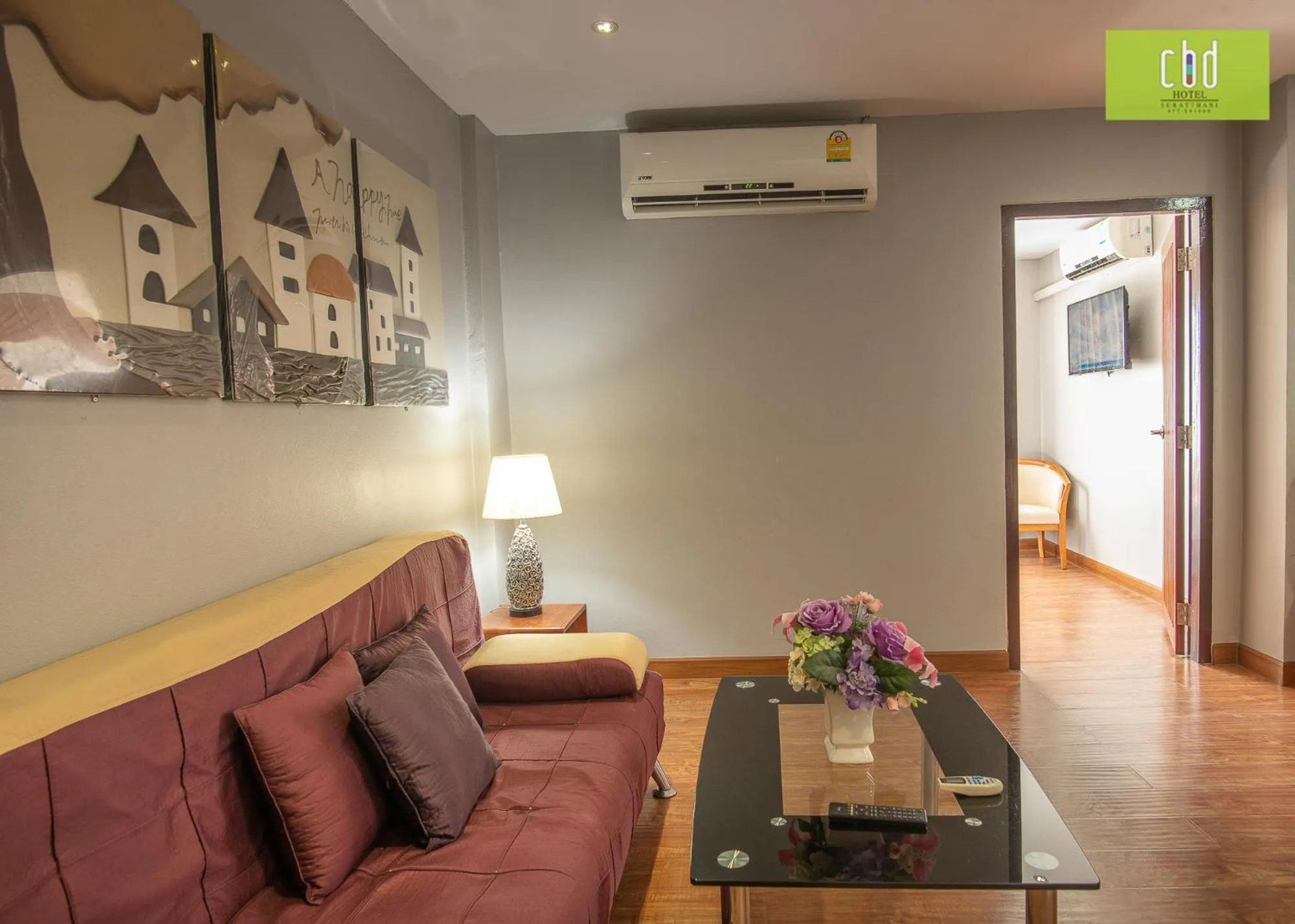 Seating area in CBD Hotel Suratthani