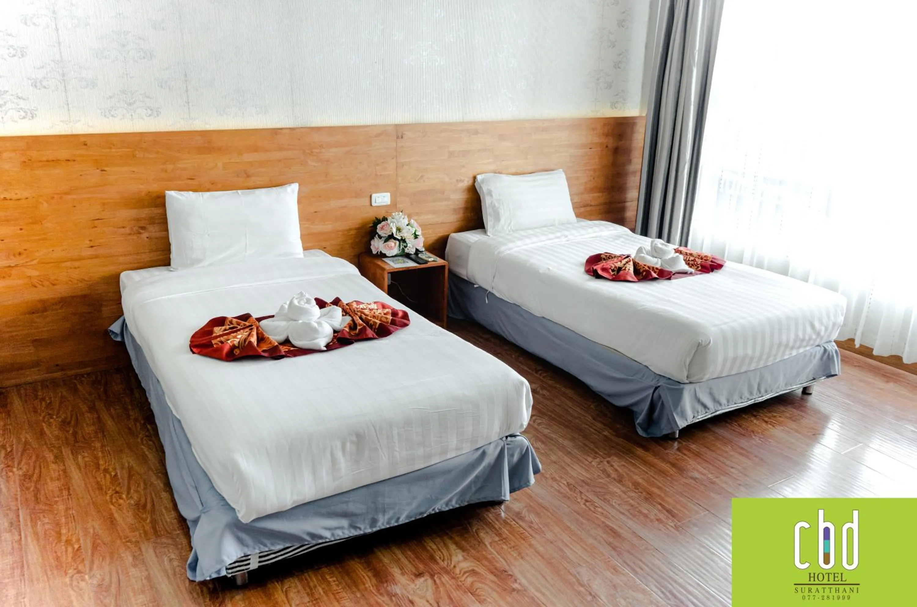 Bed in CBD Hotel Suratthani