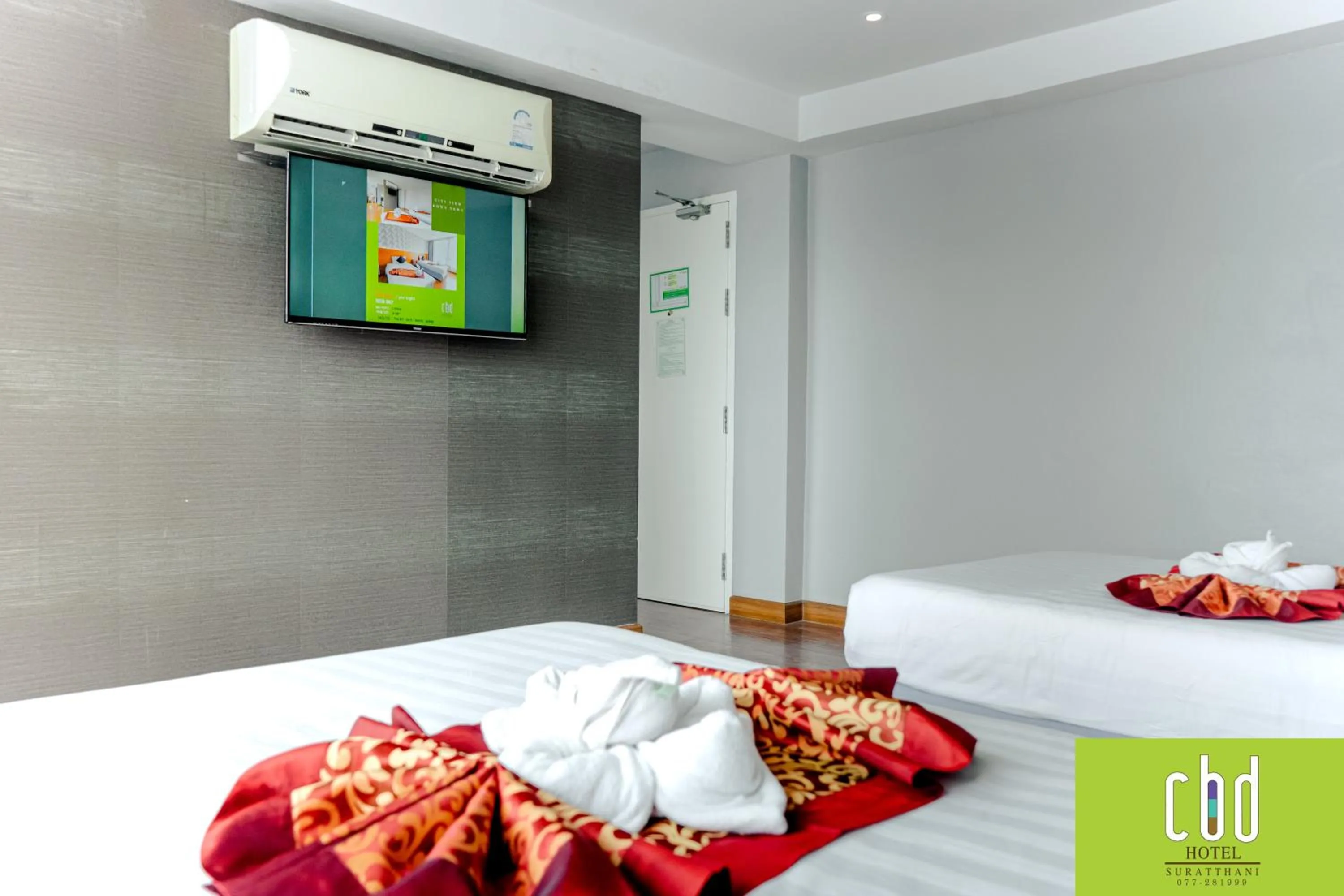 Bed in CBD Hotel Suratthani