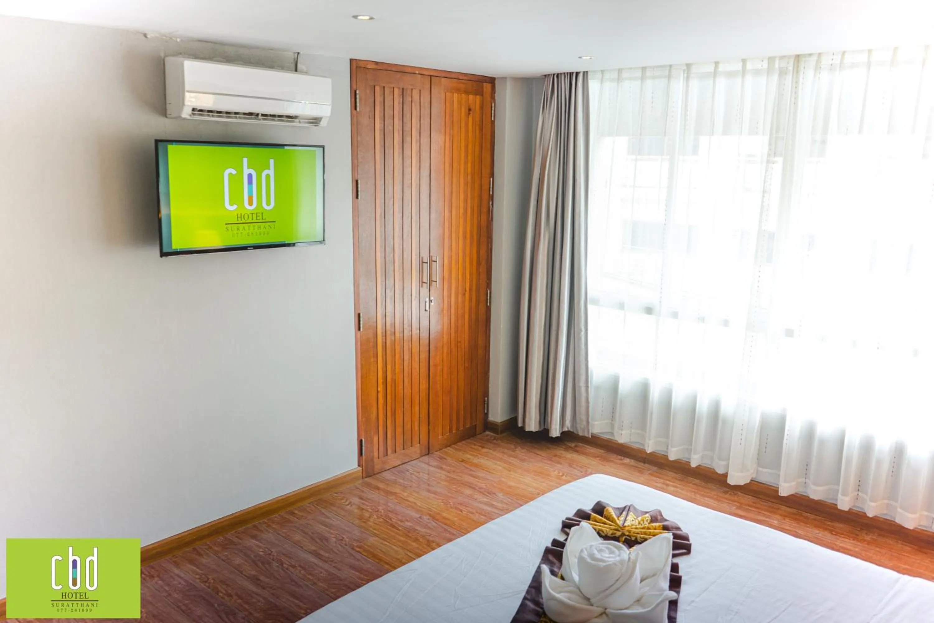 Bed in CBD Hotel Suratthani