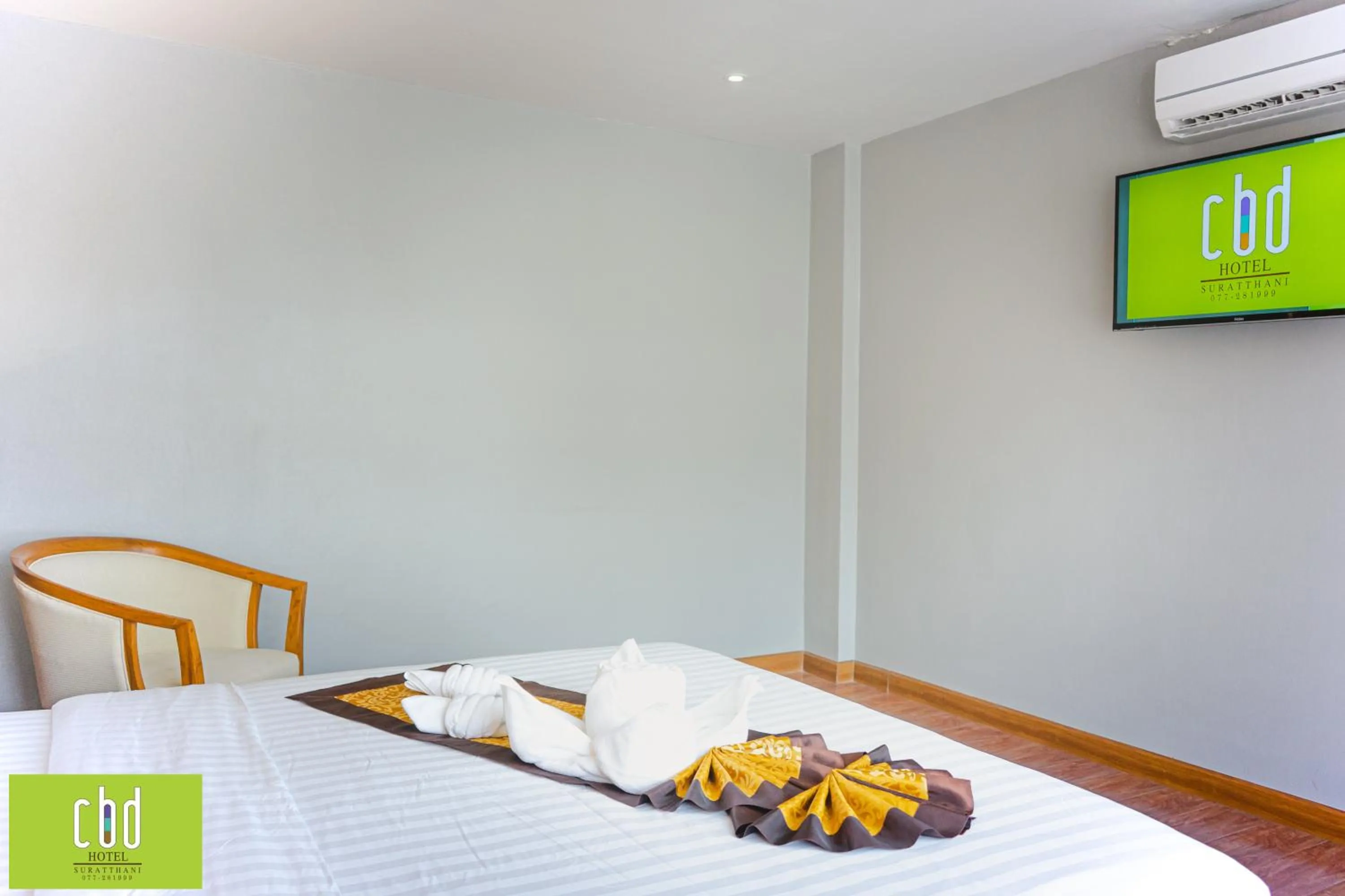 Bed in CBD Hotel Suratthani