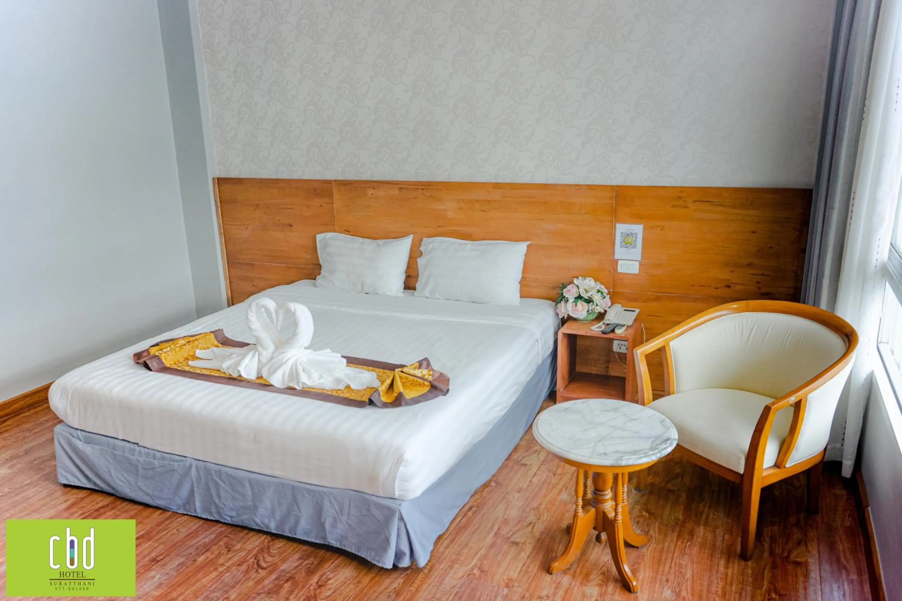 Bedroom, Bed in CBD Hotel Suratthani