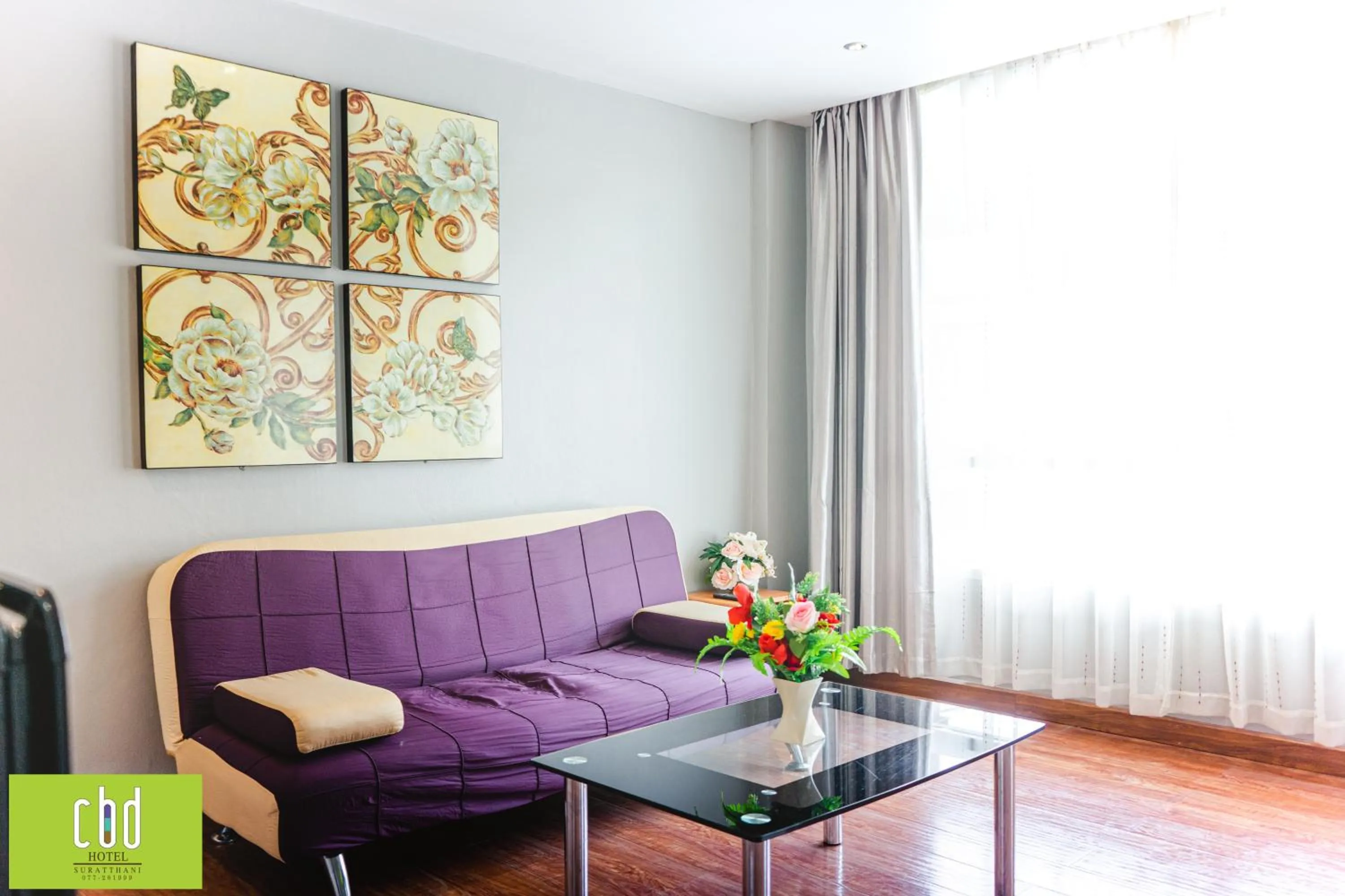 Living room in CBD Hotel Suratthani
