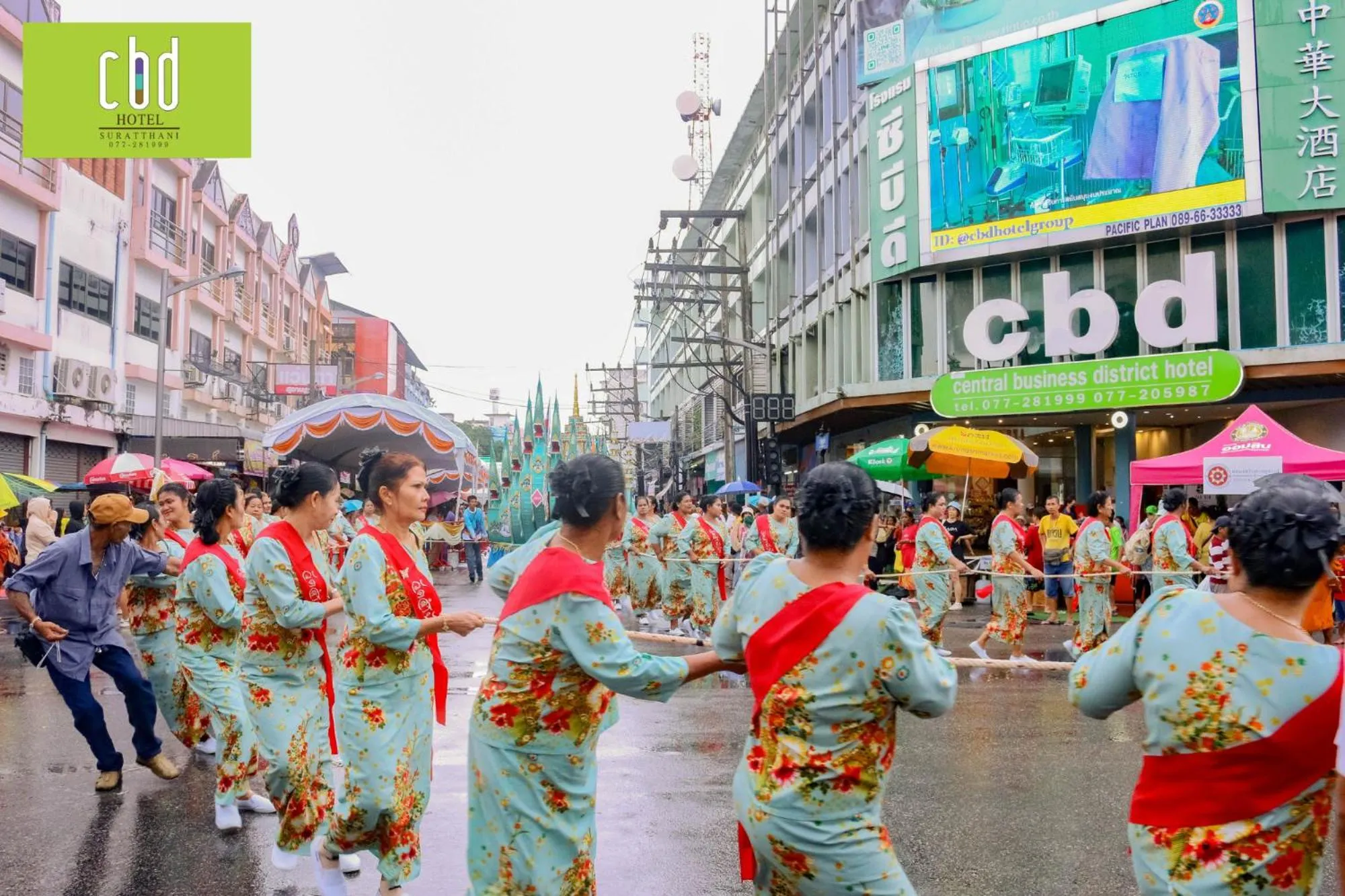 Street view in CBD Hotel Suratthani