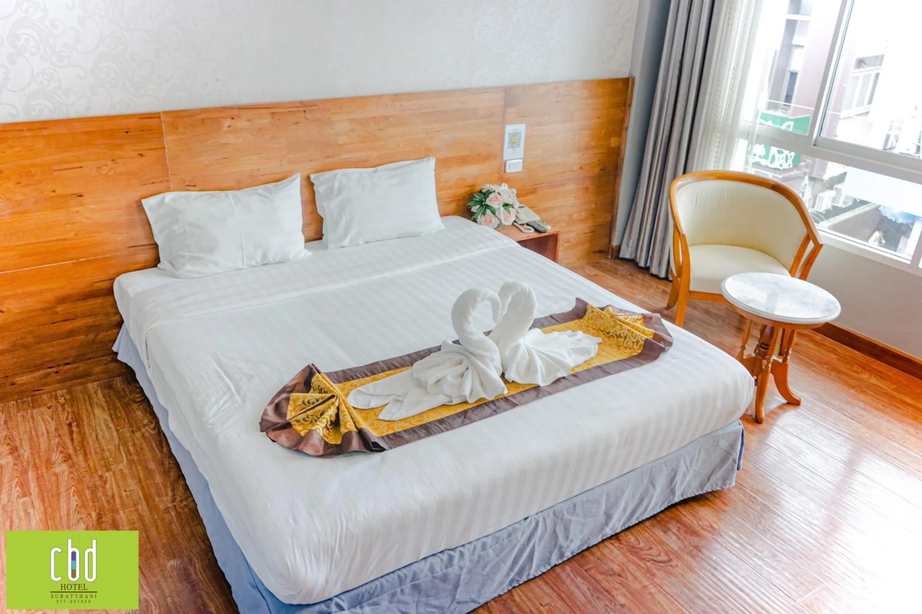 Bed in CBD Hotel Suratthani