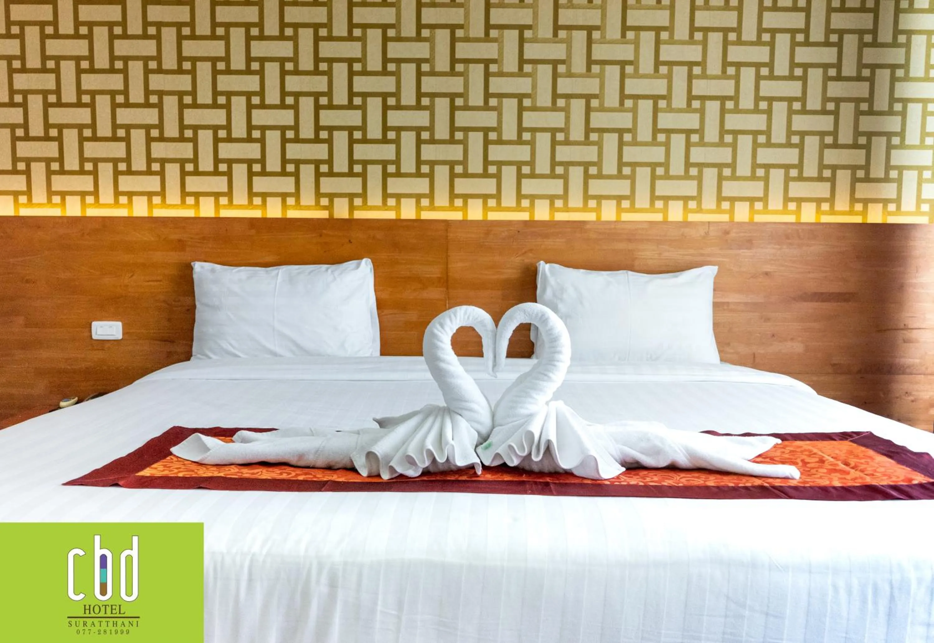 Bed in CBD Hotel Suratthani