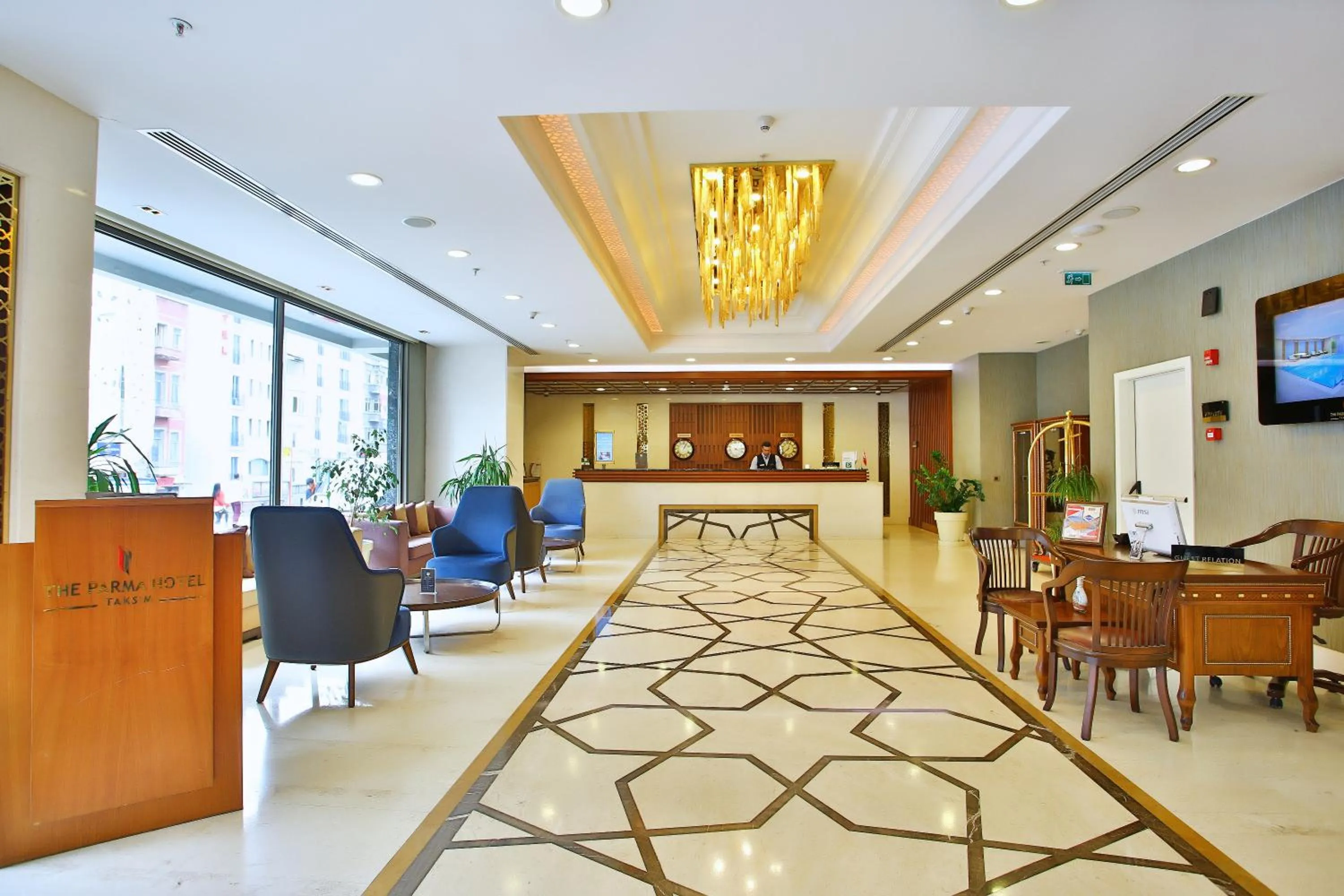 Lobby or reception in The Parma Hotel & Spa Taksim