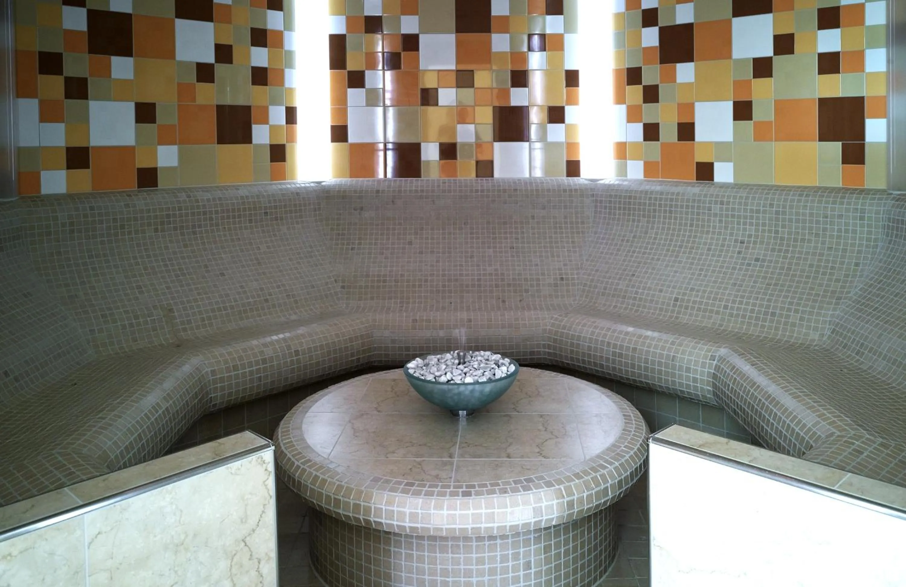 Steam room in La Cala Resort