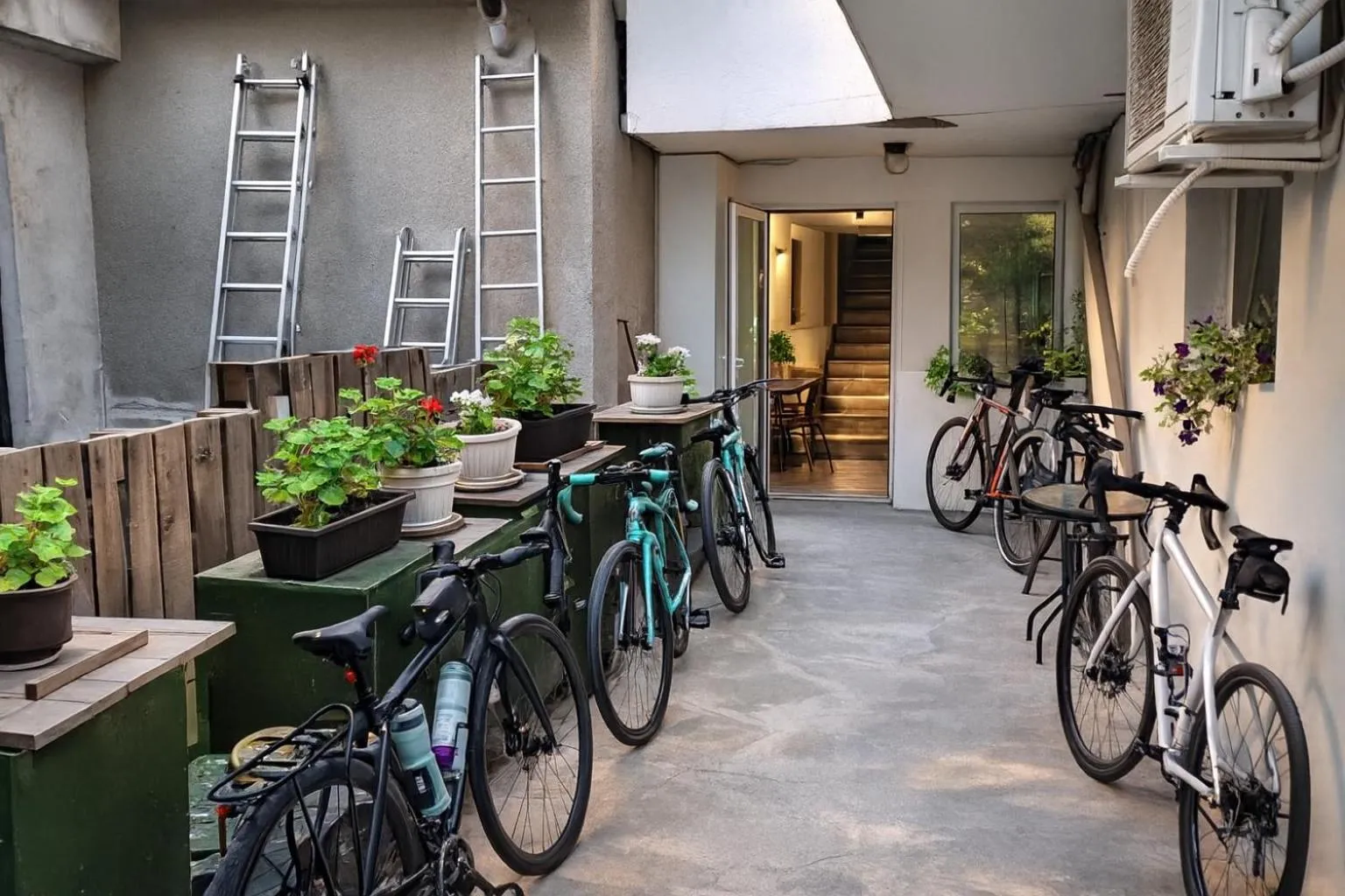 Patio in Jeweller Hotel