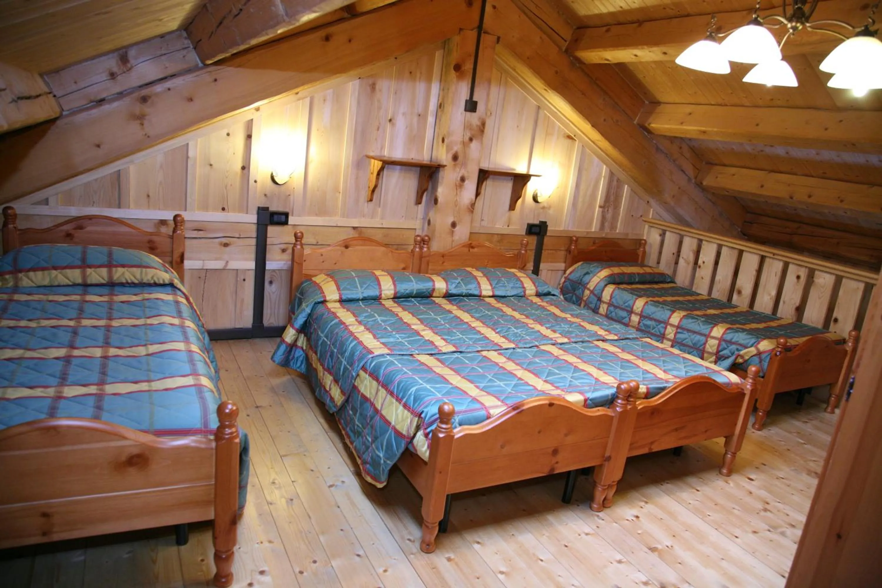 Bed in Albergo Rendola