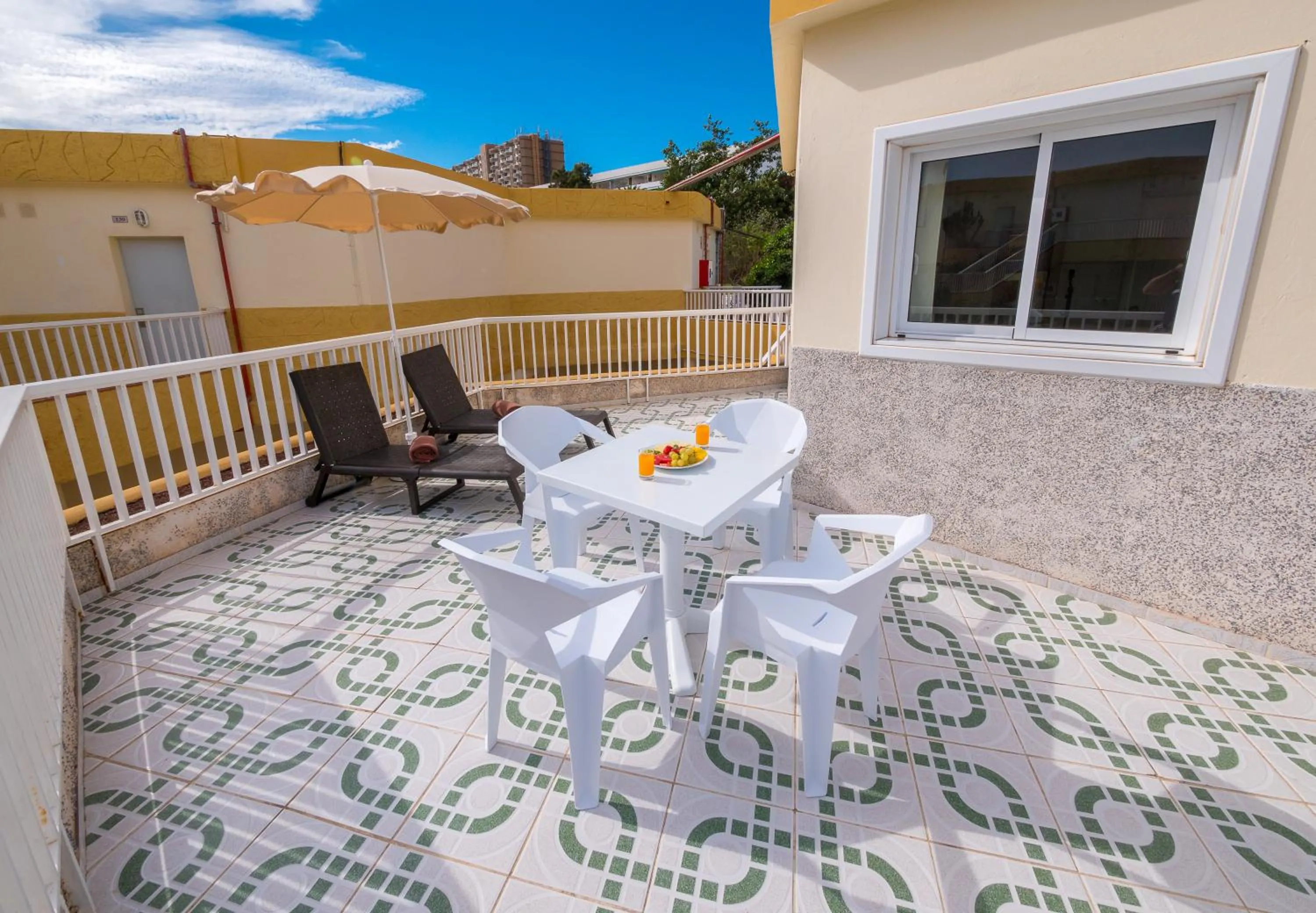 Balcony/Terrace in Checkin Bungalows Atlántida