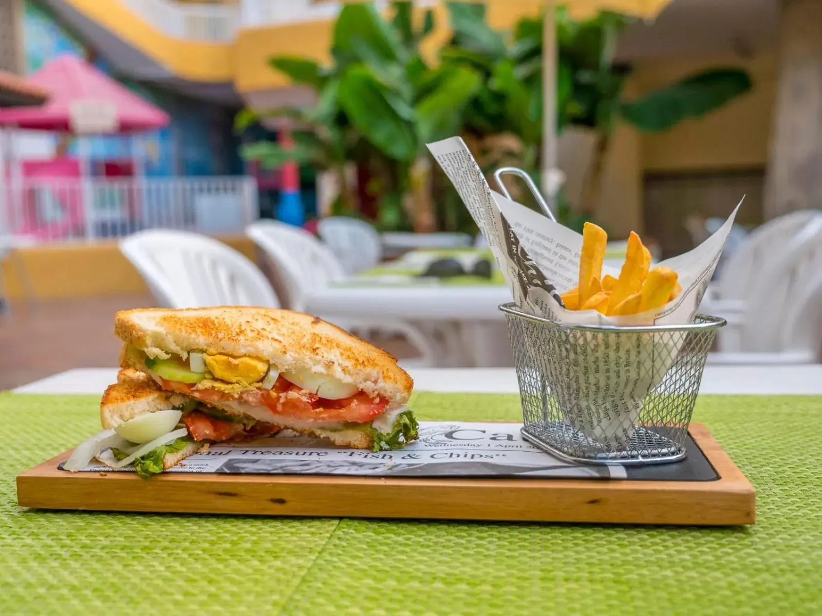 Food in Checkin Bungalows Atlántida Food in Checkin Bungalows Atlántida