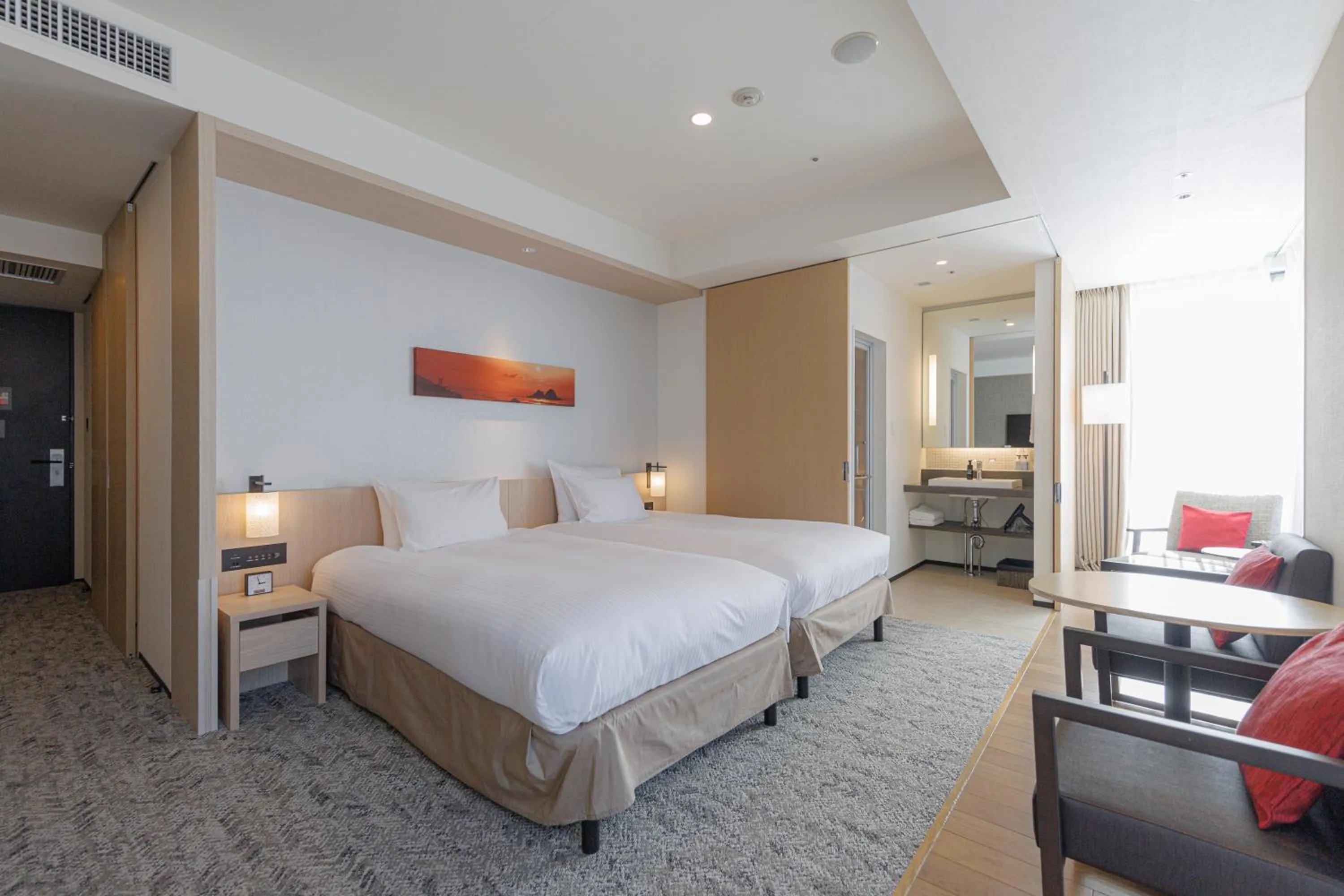 Photo of the whole room, Bed in JR Kyushu Hotel Blossom Shinjuku