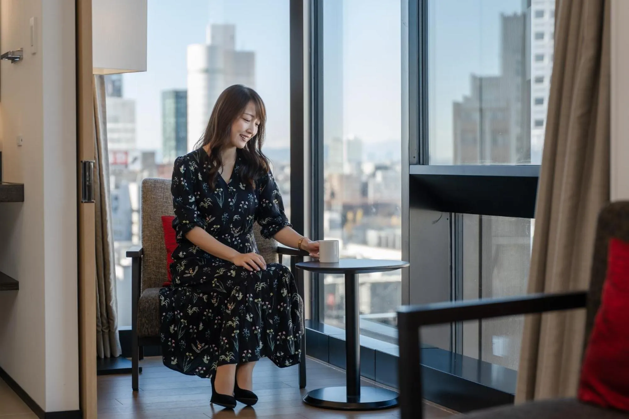 People in JR Kyushu Hotel Blossom Shinjuku