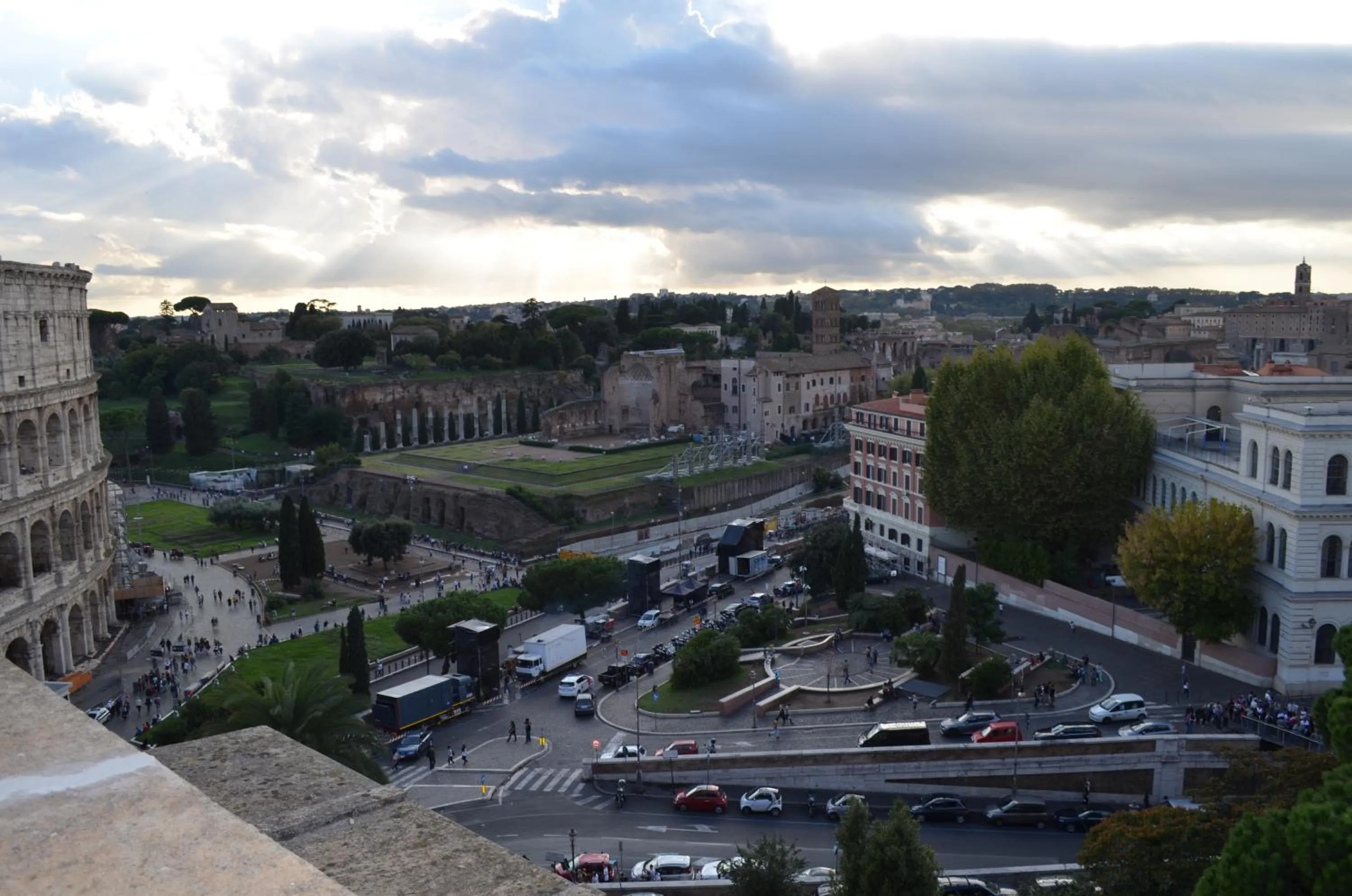 Landmark view in Domus Chiara al Colosseo