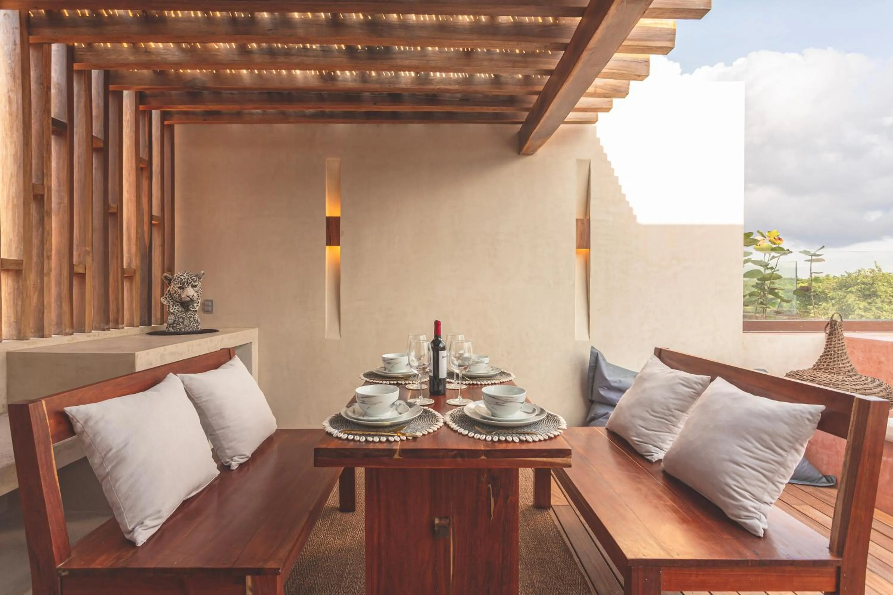 Seating area in Entorno Tulum - Luxury Villas