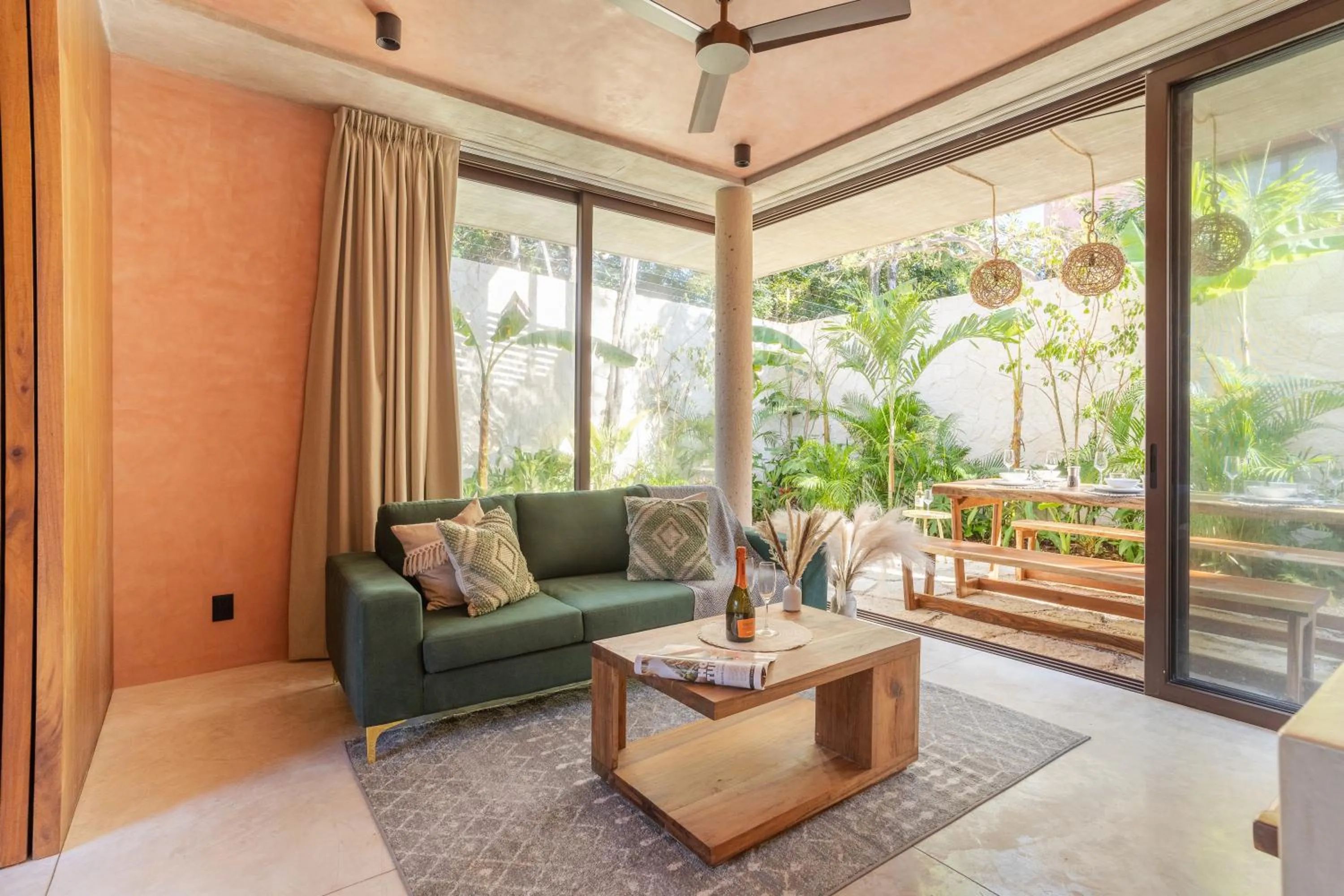 Living room in Entorno Tulum - Luxury Villas