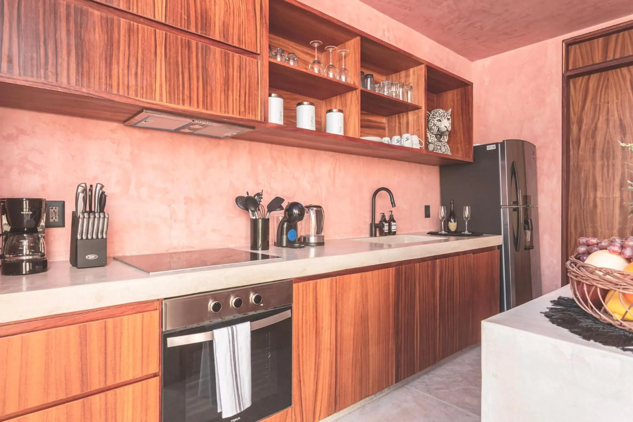 Kitchen or kitchenette in Entorno Tulum - Luxury Villas