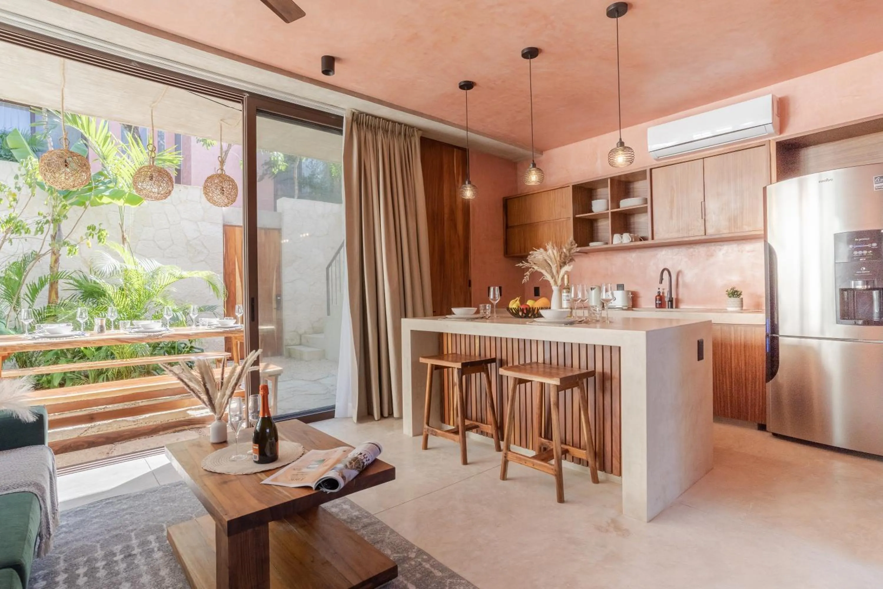 Kitchen or kitchenette in Entorno Tulum - Luxury Villas