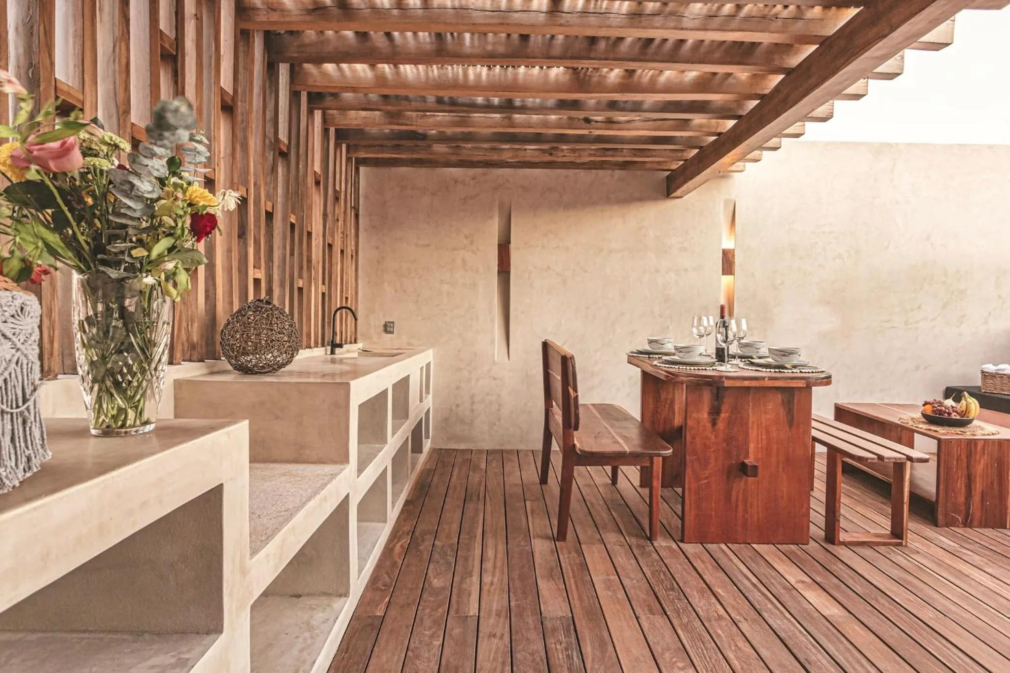 Seating area in Entorno Tulum - Luxury Villas