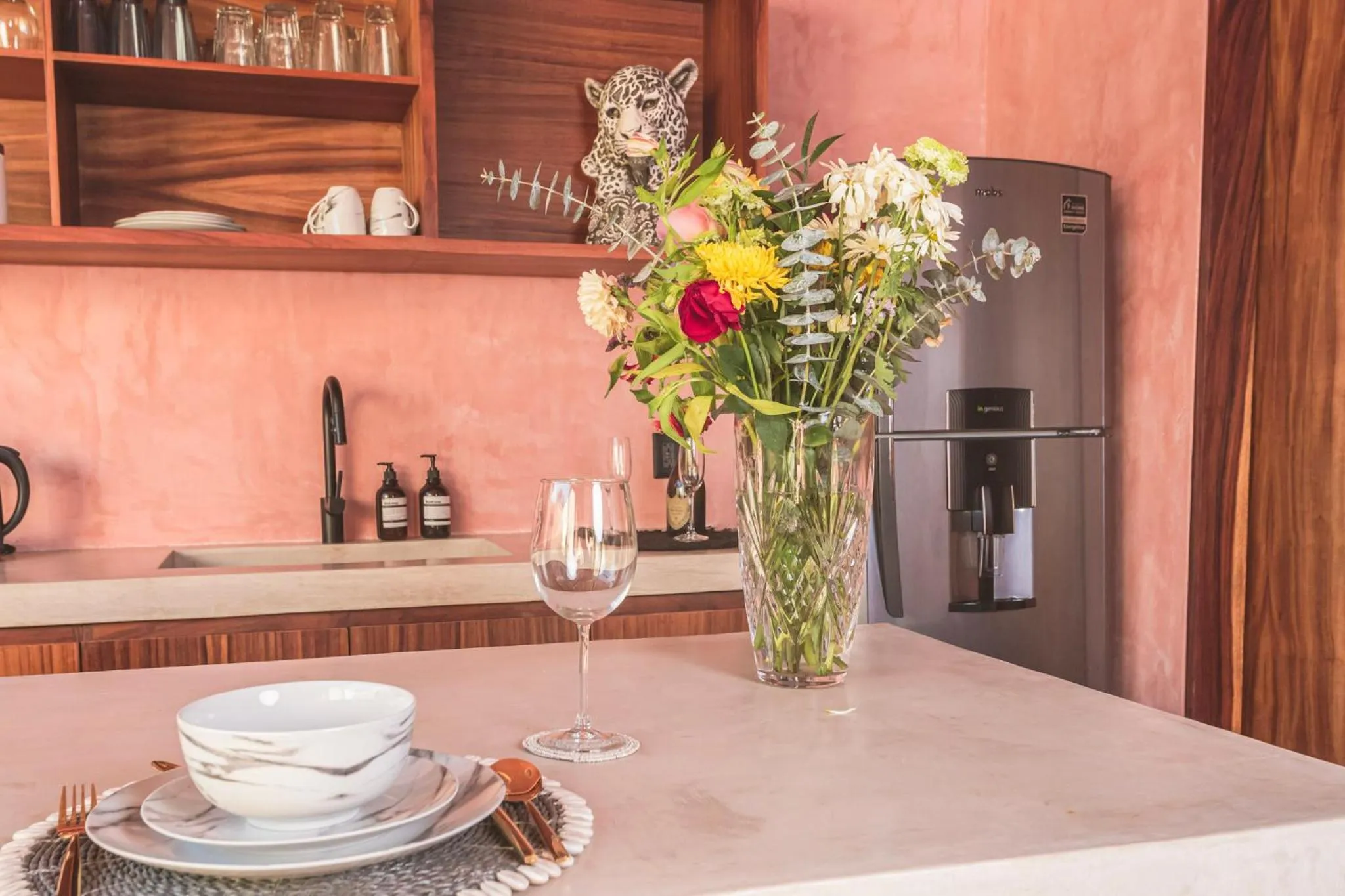 Kitchen or kitchenette in Entorno Tulum - Luxury Villas