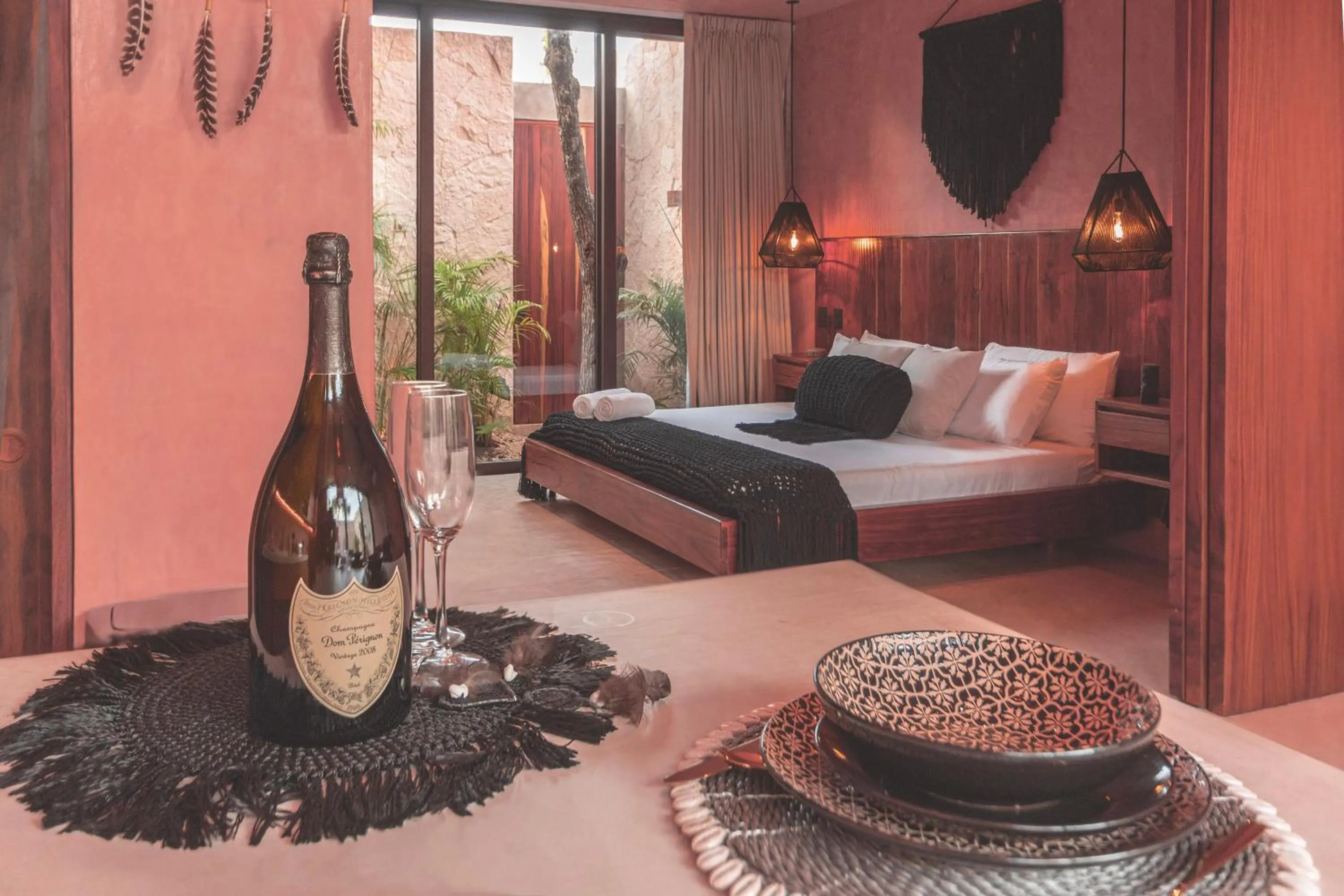 Bedroom, Bed in Entorno Tulum - Luxury Villas