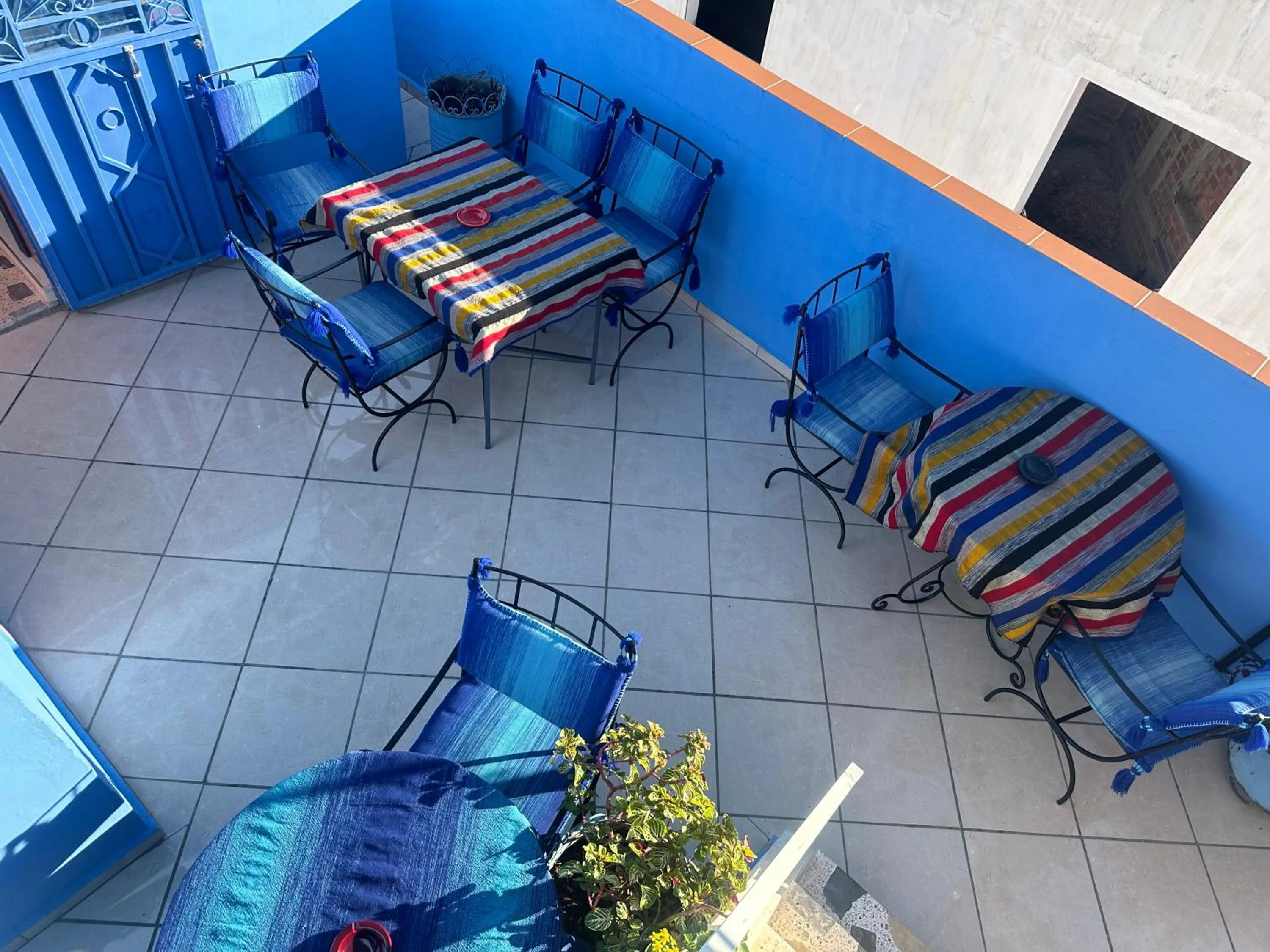 Patio in Maison d'hôtes Afassi