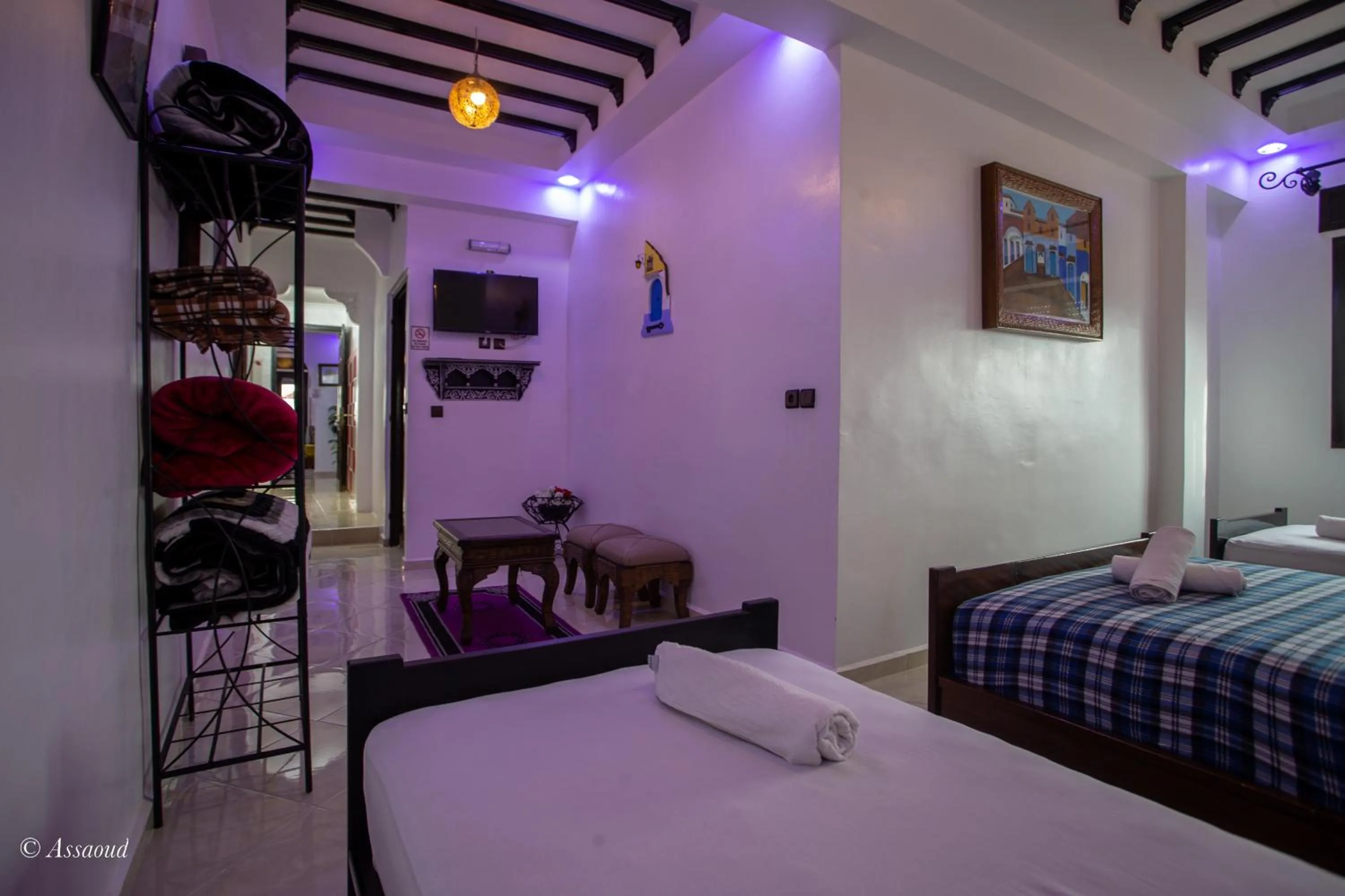 Bed in Maison d'hôtes Afassi