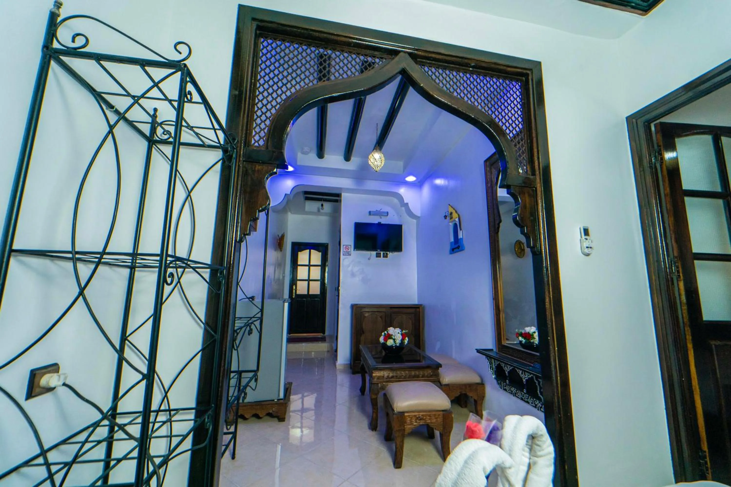 Bed in Maison d'hôtes Afassi