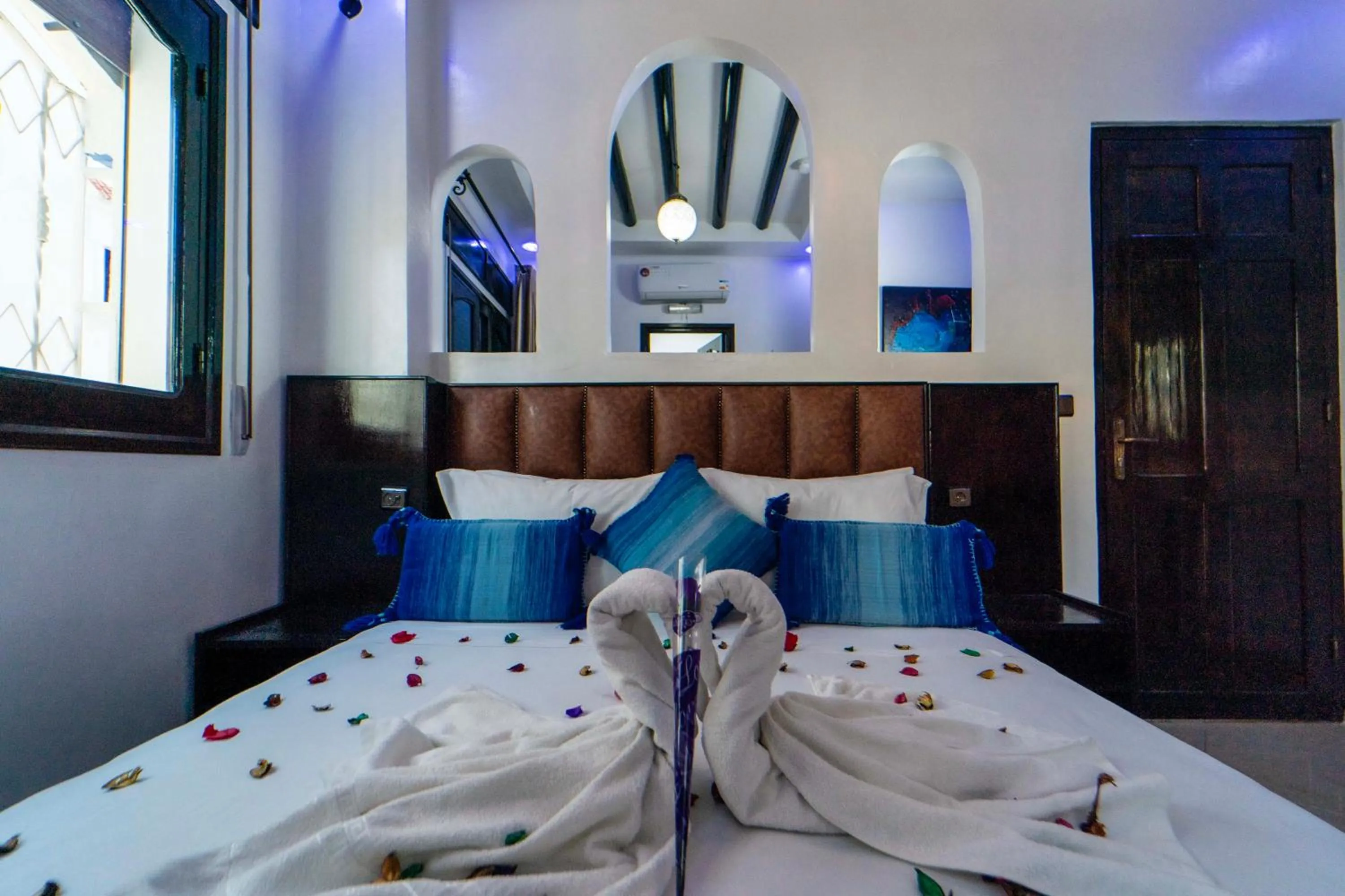 Bed in Maison d'hôtes Afassi