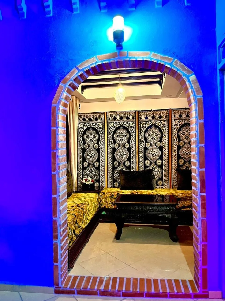 Patio in Maison d'hôtes Afassi